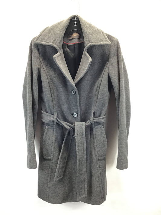 Coat Peacoat By Clothes Mentor In Grey, Size: 4