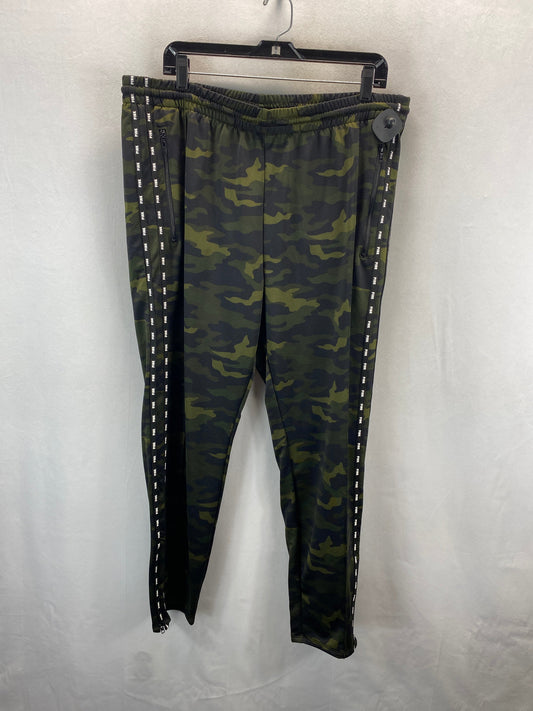 Athletic Pants By Pink In Camouflage Print, Size: Xxl