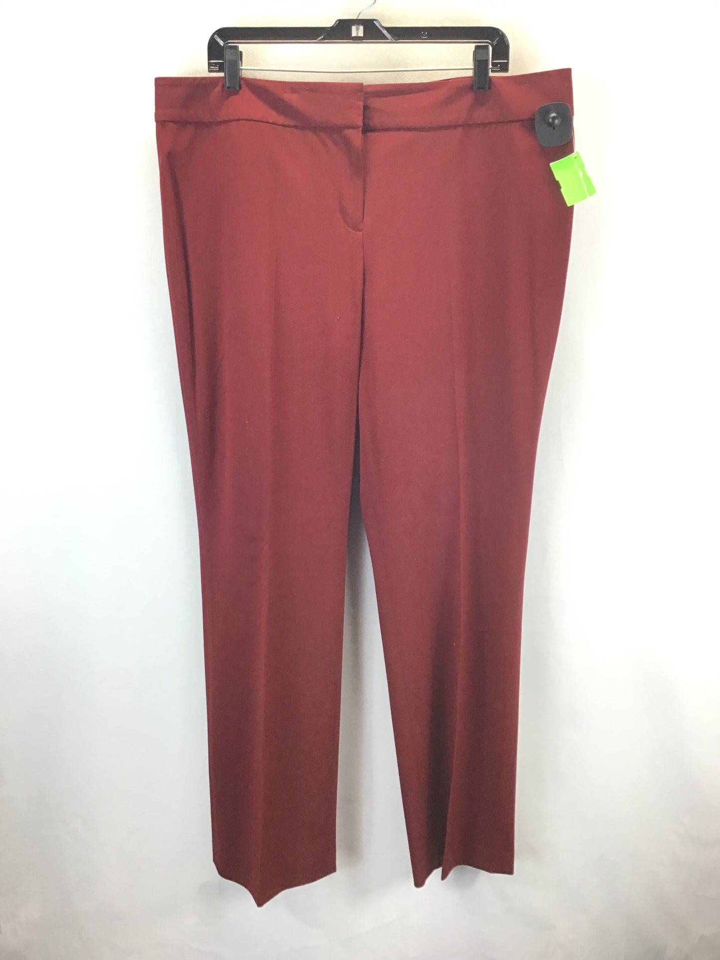 Pants Dress By Nine West In Red, Size: 16