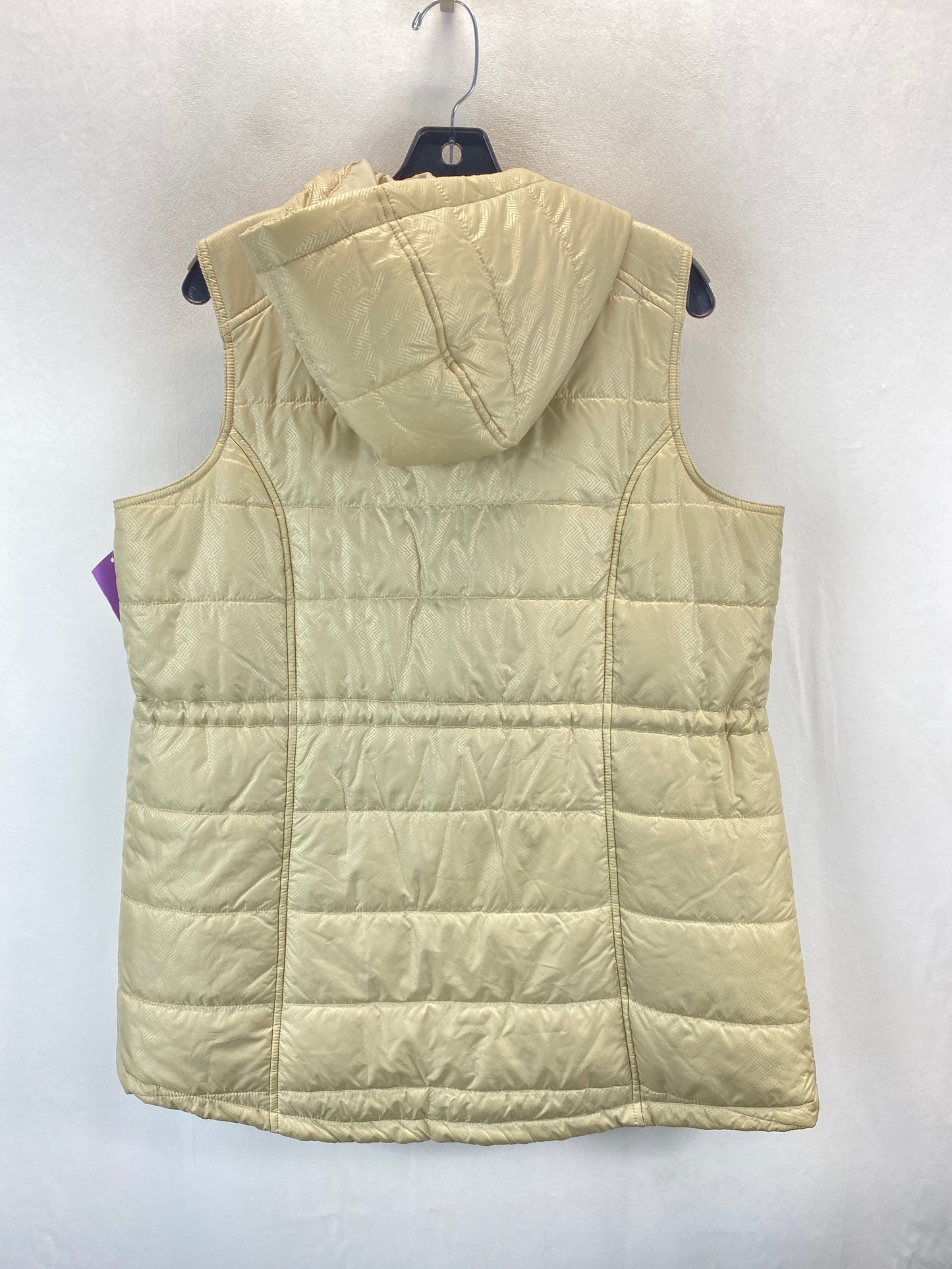 Vest Puffer & Quilted By Style And Company In Tan, Size: 1x