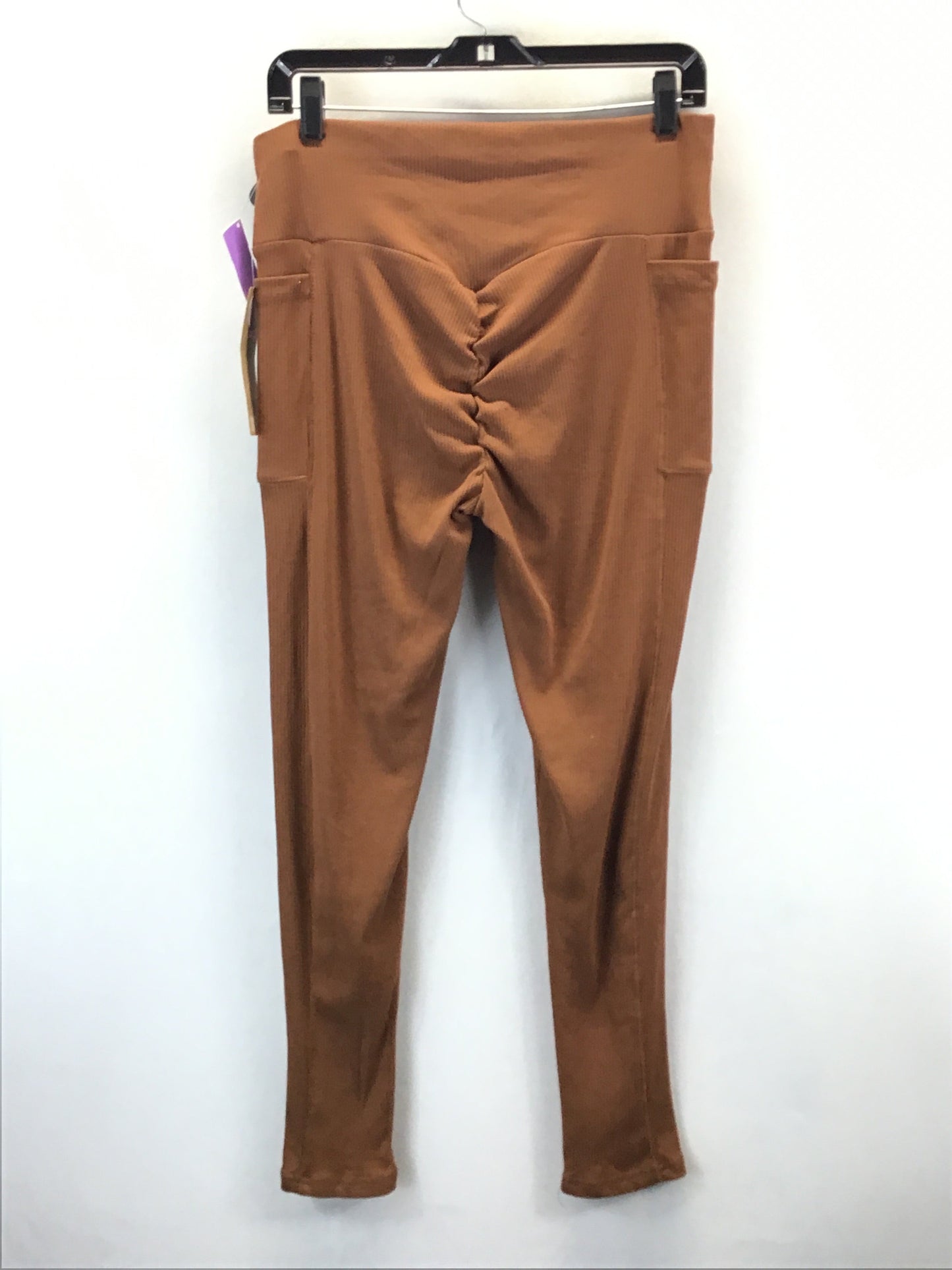 Pants Leggings By Clothes Mentor In Brown, Size: Xl