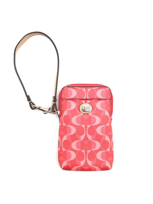 Wristlet Designer By Coach, Size: Small