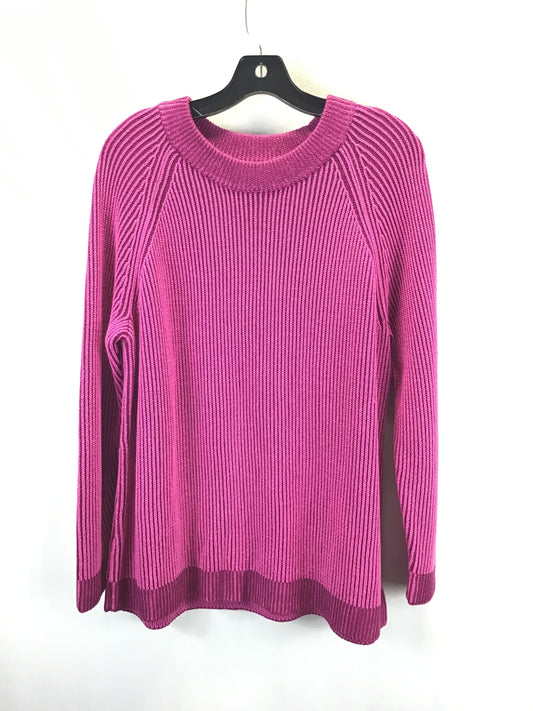 Top Long Sleeve By Lands End In Pink, Size: M