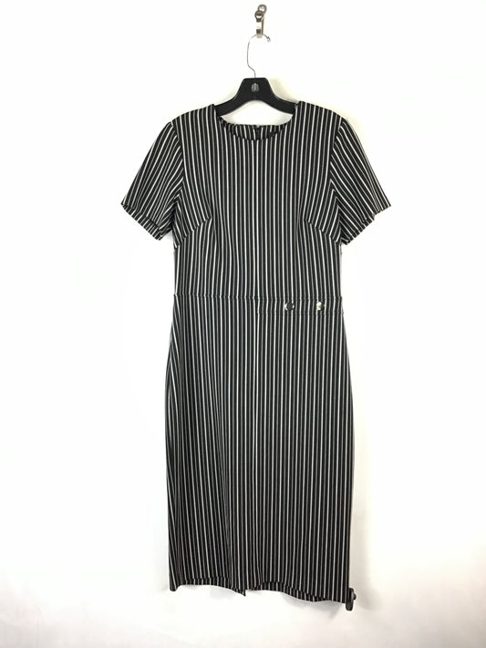 Dress Casual Midi By Banana Republic In Black, Size: 10