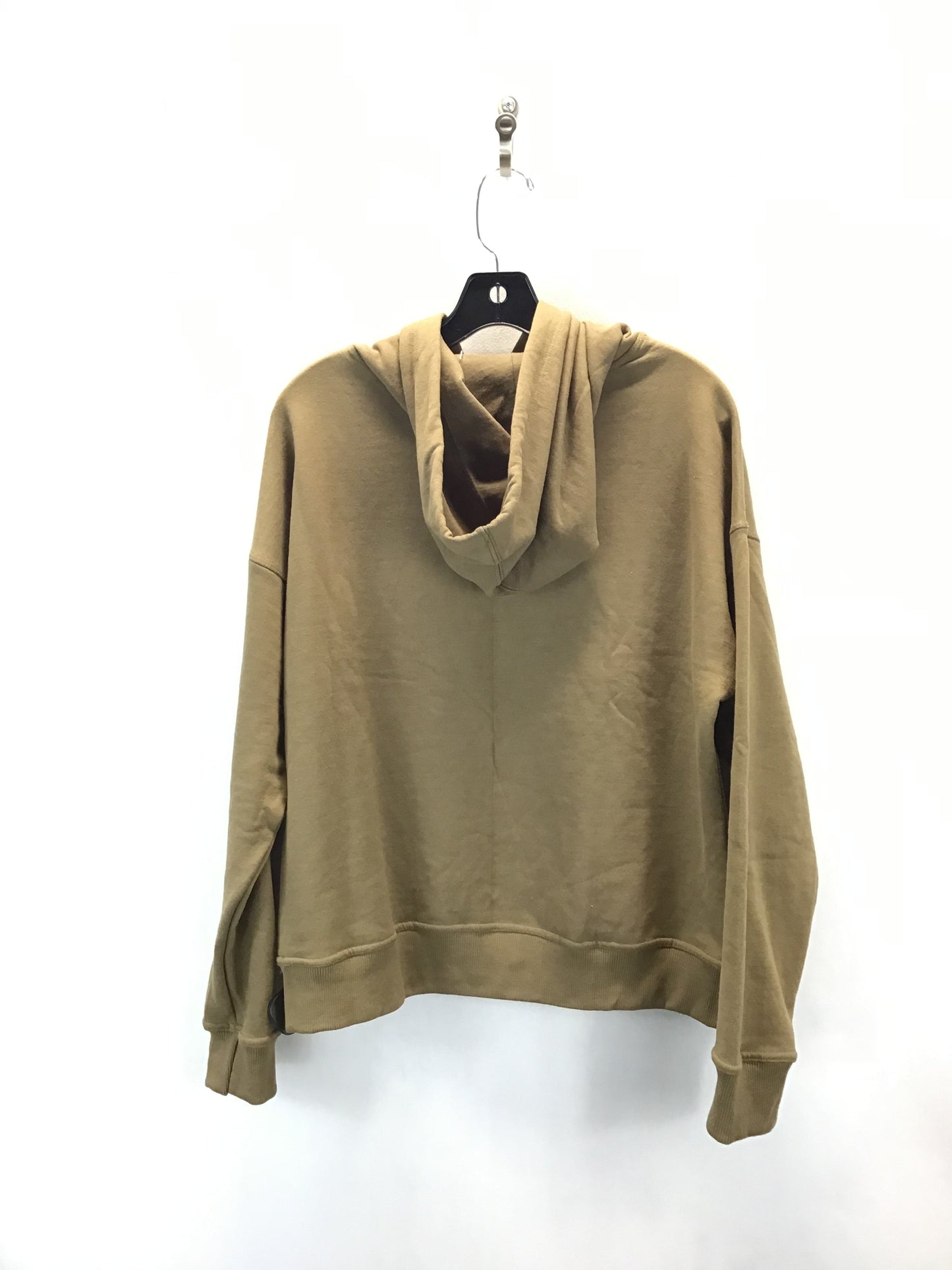 Sweatshirt Hoodie By Champion In Brown, Size: M