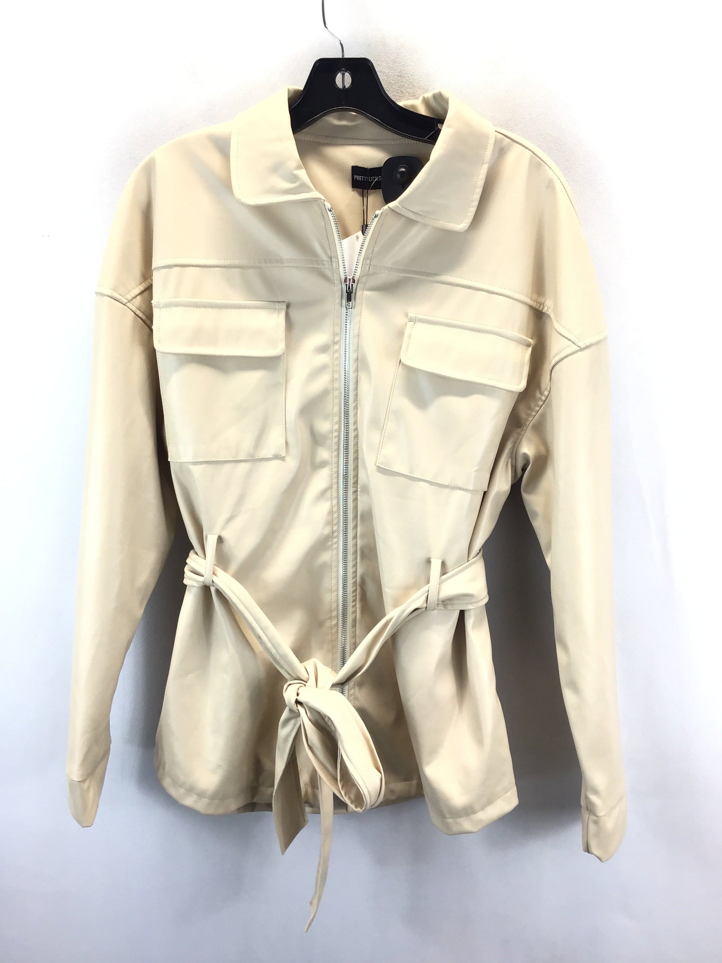 Jacket Other By Pretty Little Thing In Beige, Size: 4