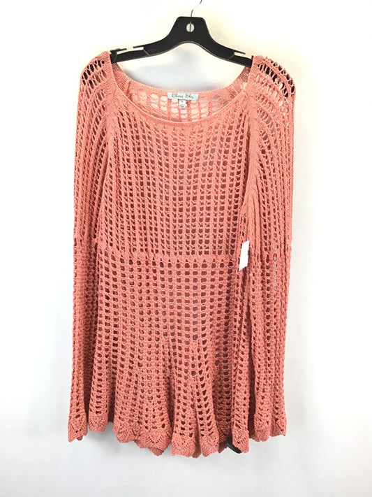 Sweater By Olivia Sky In Pink, Size: 2x