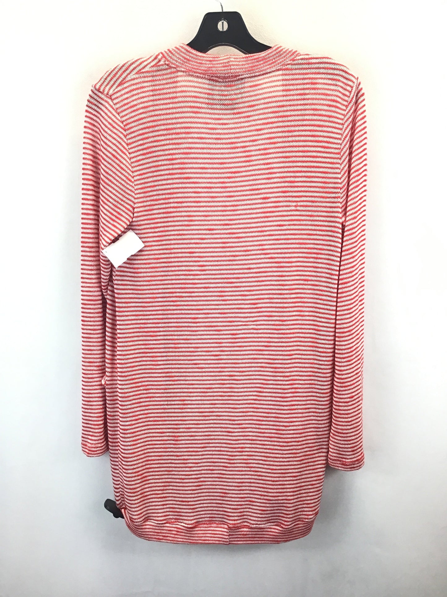 Cardigan By Harlowe & Graham In Red & White, Size: Xs