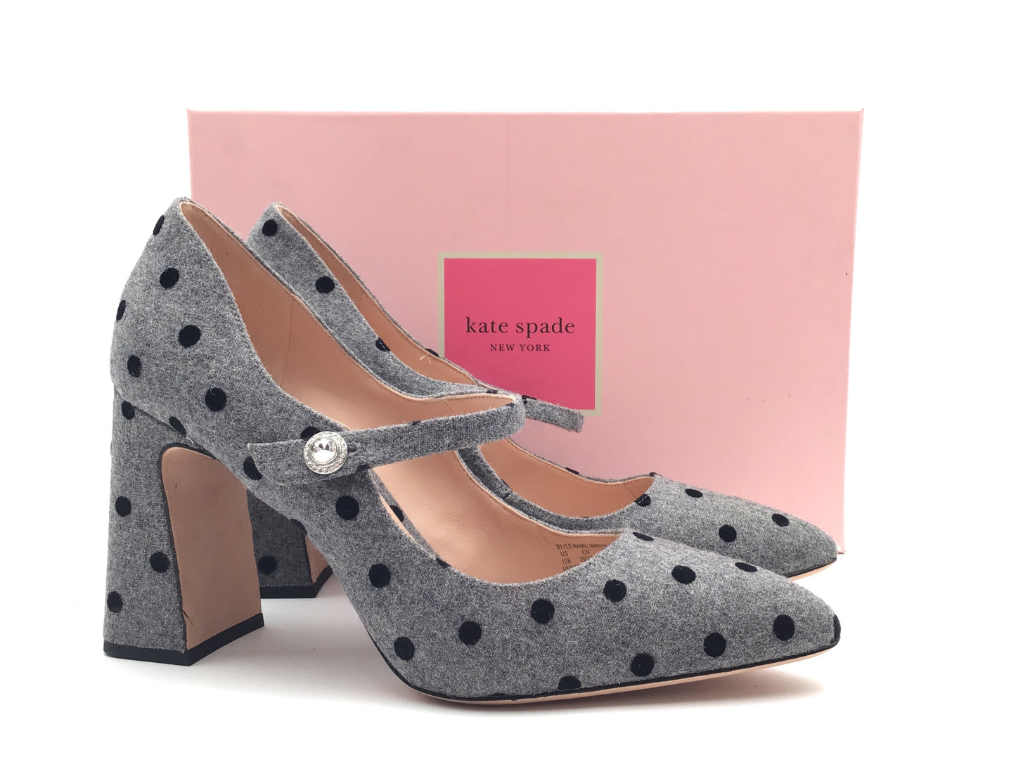 Shoes Designer By Kate Spade In Polkadot Pattern, Size: 10