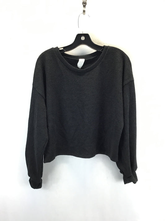 Top Long Sleeve By Clothes Mentor In Black, Size: L