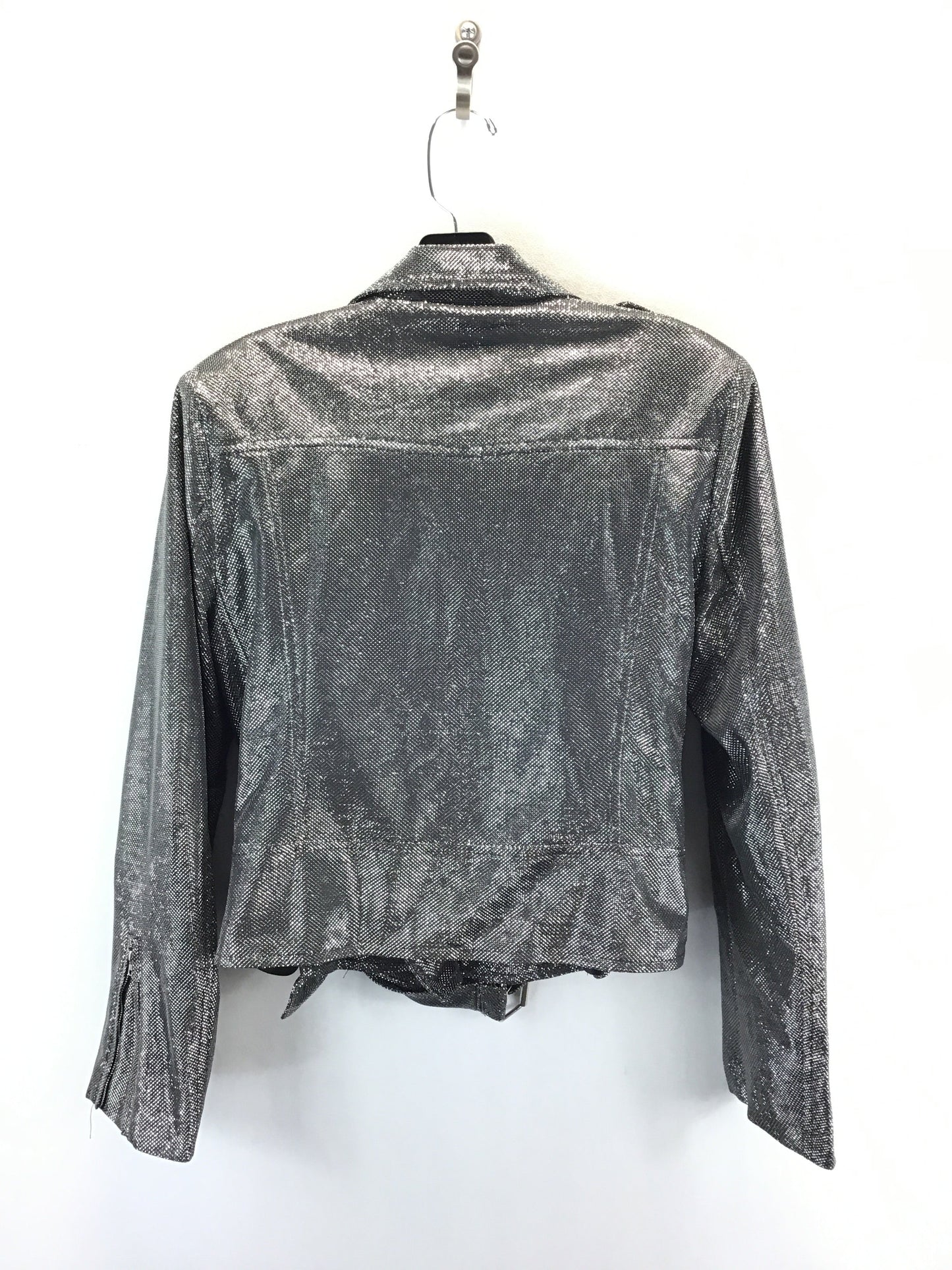 Jacket Other By Sans Souci In Silver, Size: L