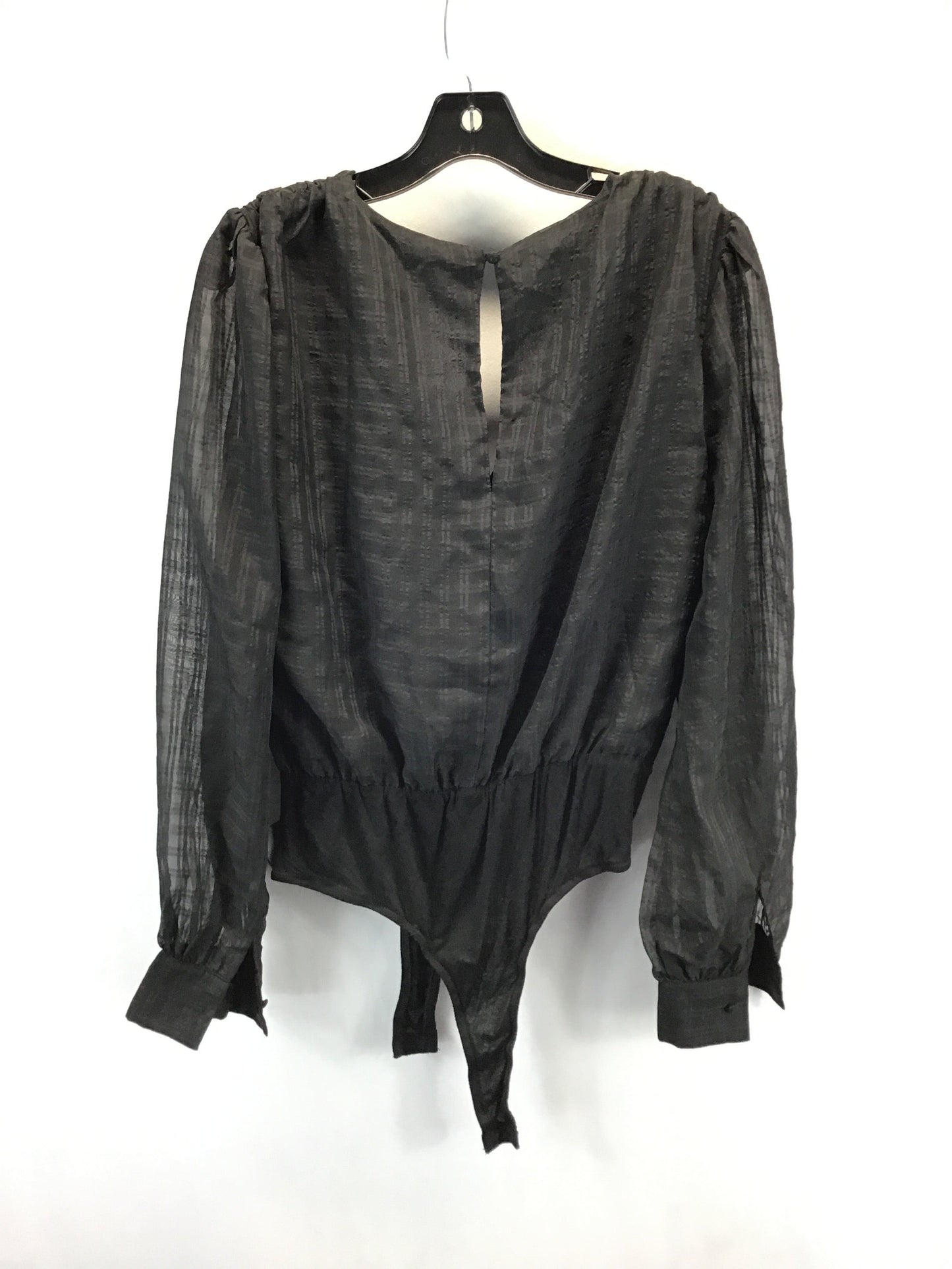 Top Long Sleeve By Clothes Mentor In Black, Size: L