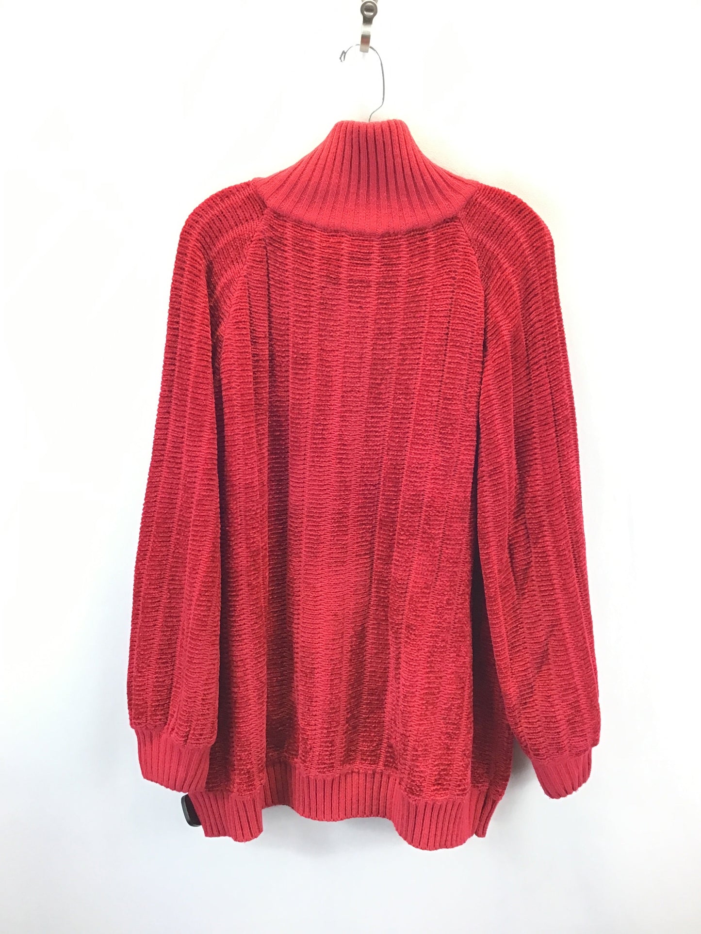 Cardigan By Clothes Mentor In Red, Size: 3x