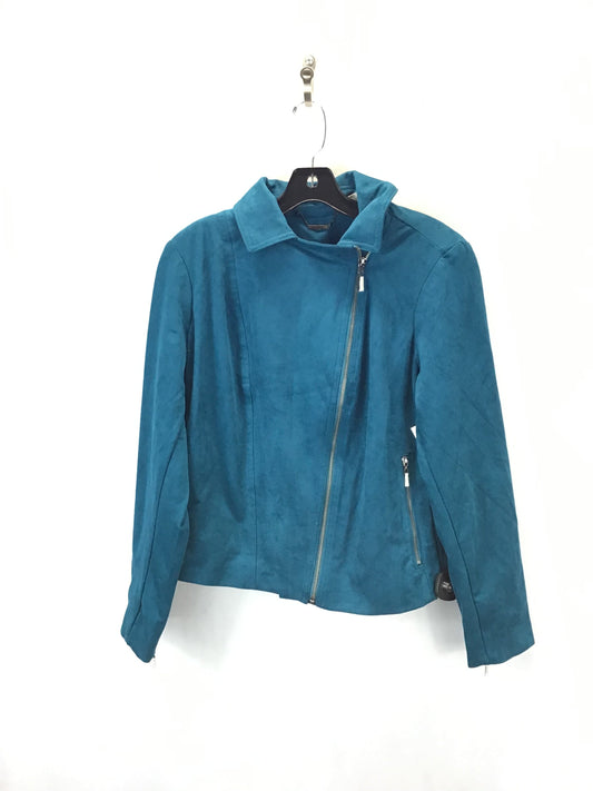 Jacket Other By Chicos In Green, Size: L