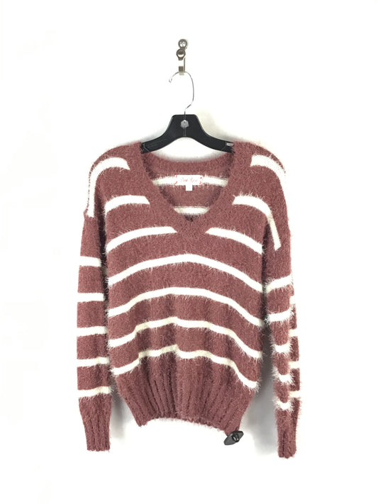 Sweater By Pink Rose In Striped, Size: S