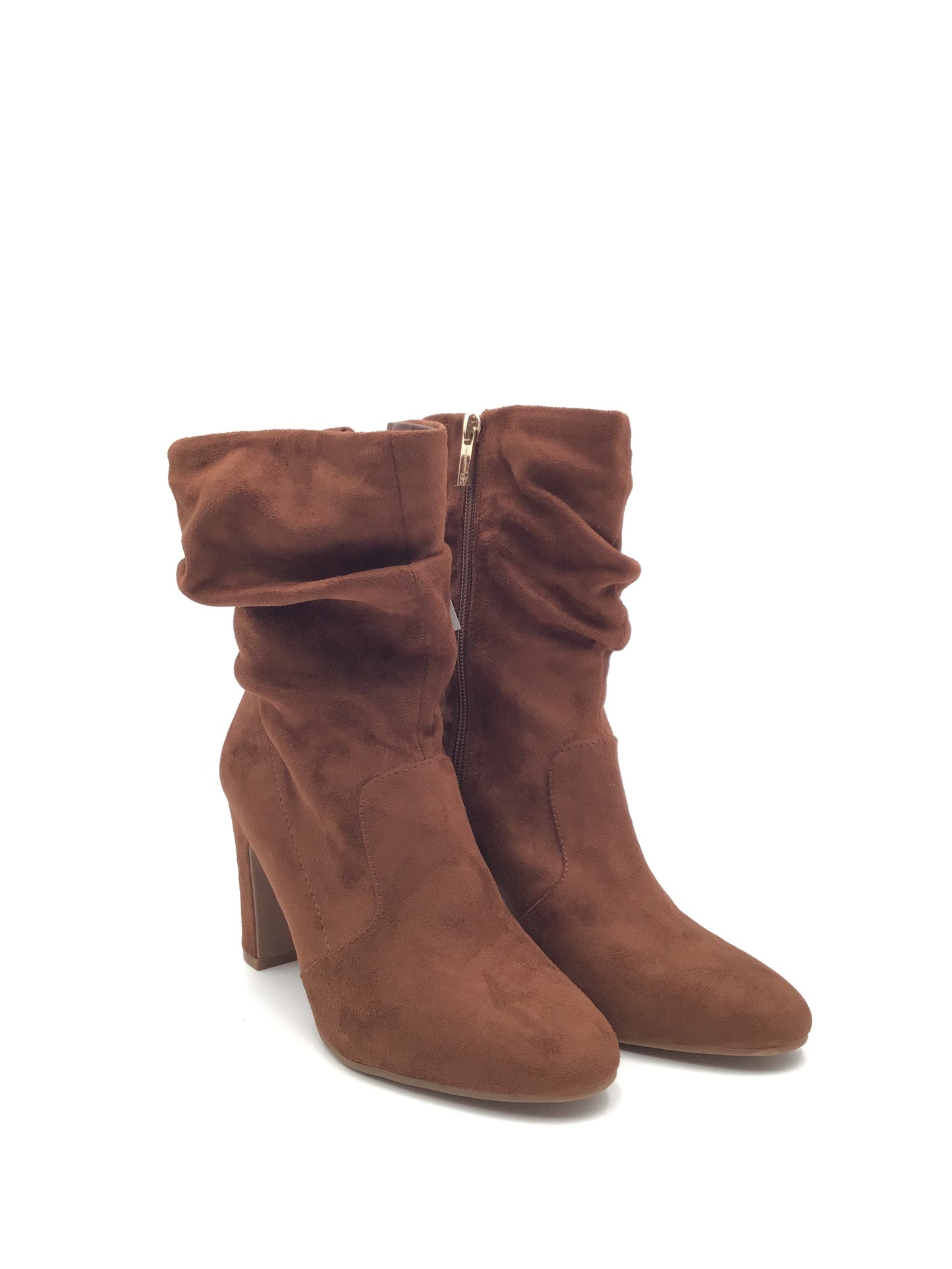 Boots Ankle Heels By Jessica Simpson In Brown, Size: Petite L