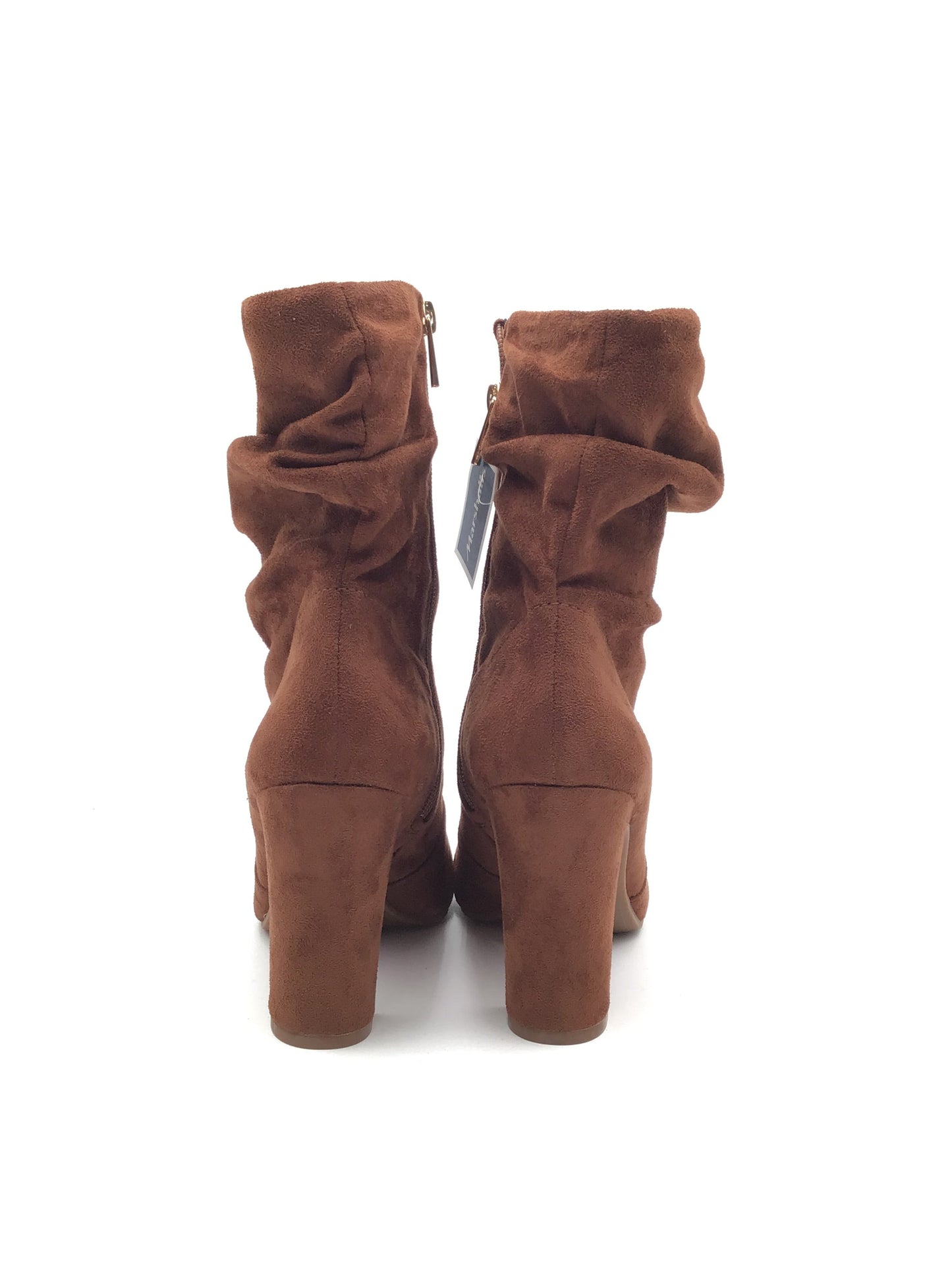 Boots Ankle Heels By Jessica Simpson In Brown, Size: Petite L