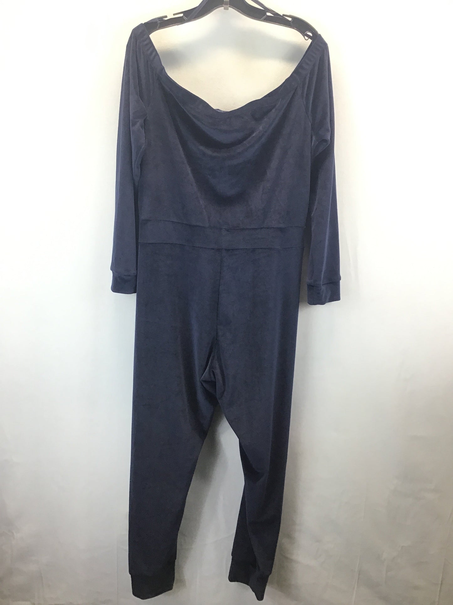 Jumpsuit By Fashion Nova In Navy, Size: 2x