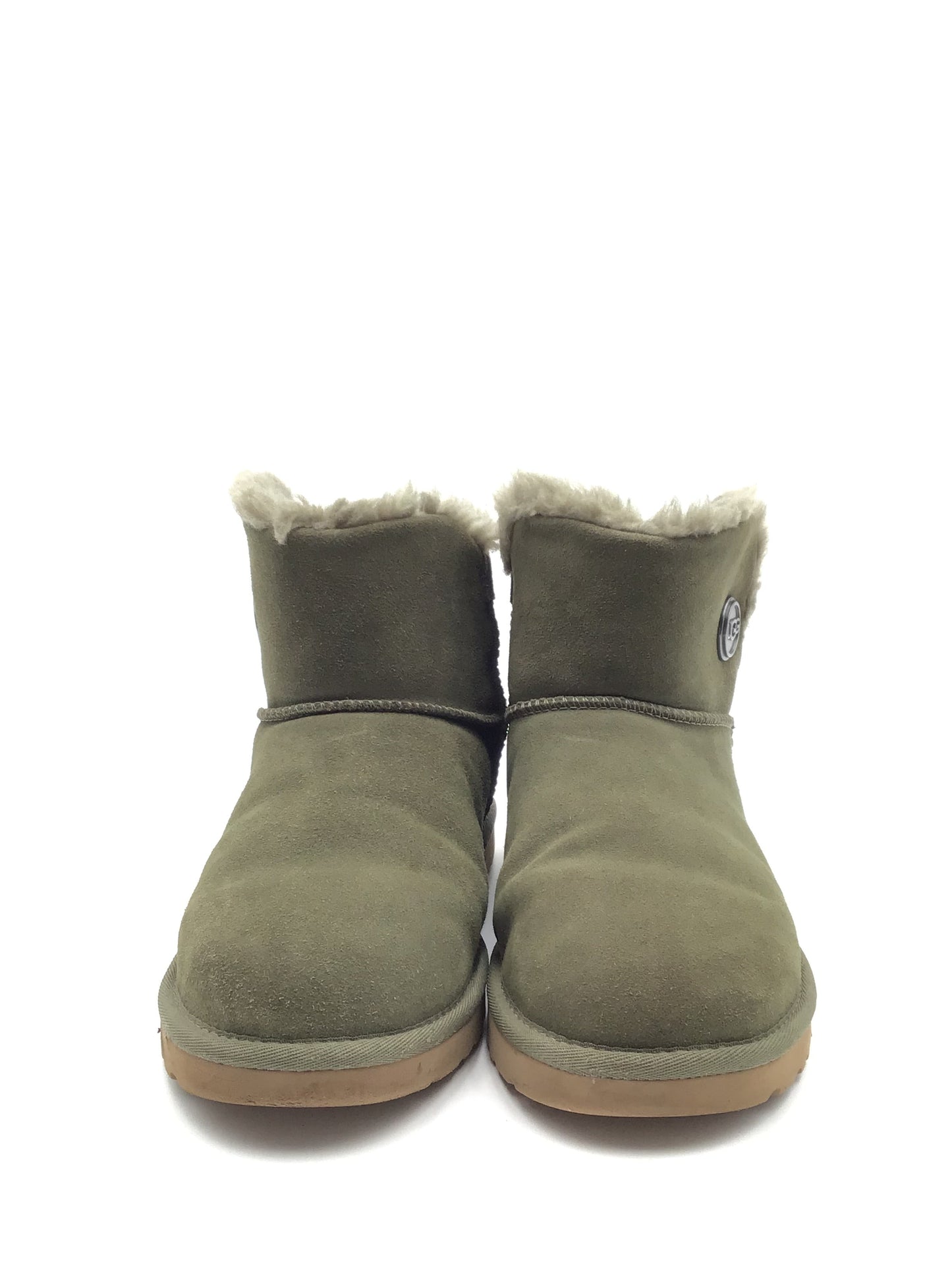 Boots Designer By Ugg In Green, Size: 10