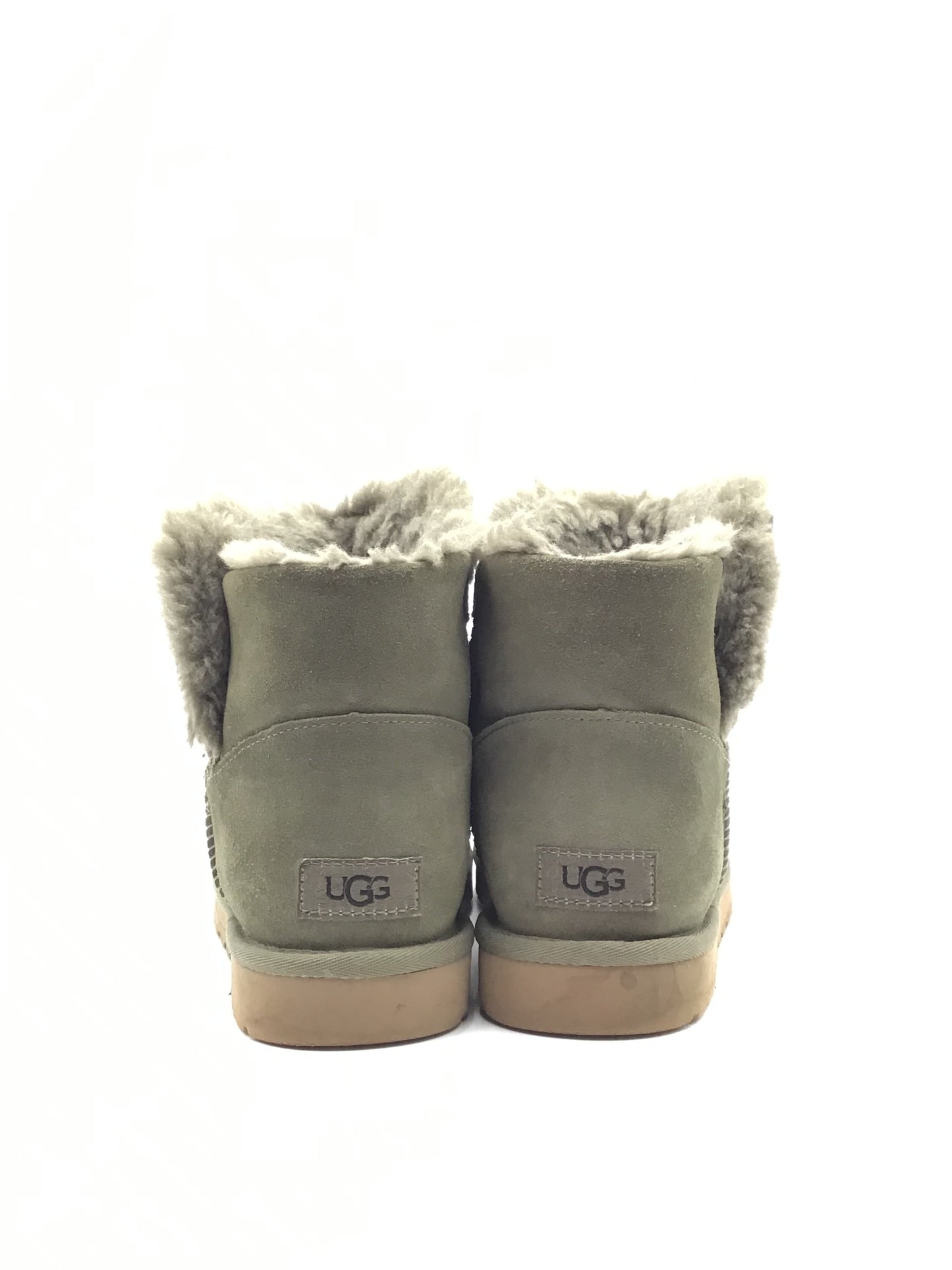 Boots Designer By Ugg In Green, Size: 10