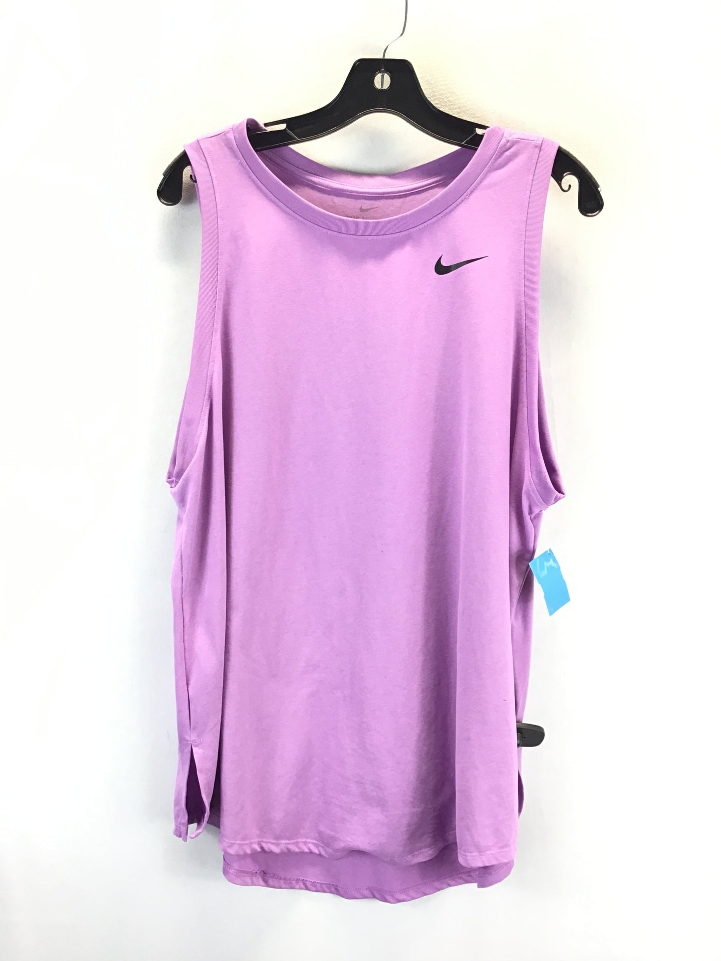 Athletic Tank Top By Nike Apparel In Purple, Size: 1x