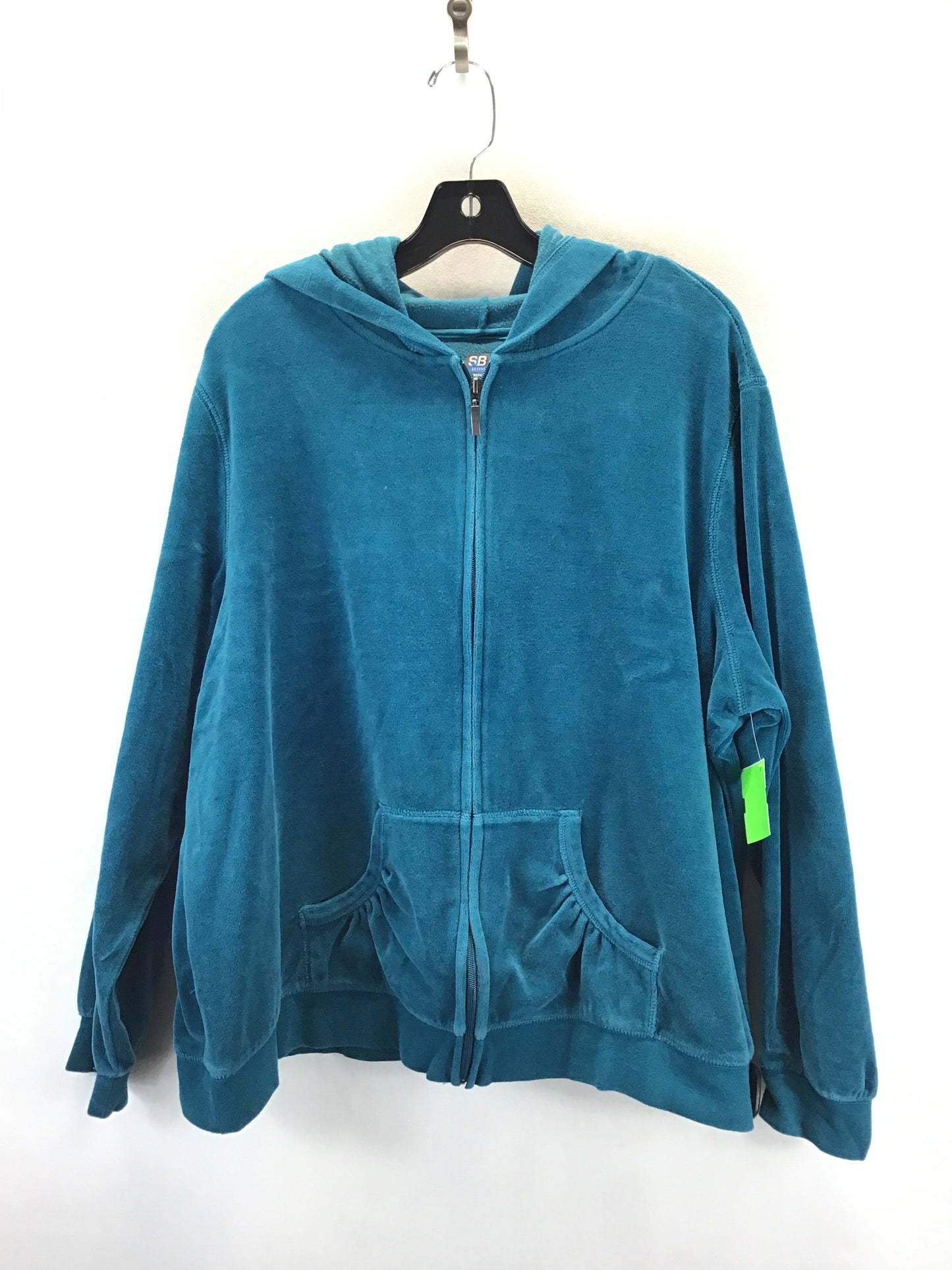 Athletic Jacket By Clothes Mentor In Blue, Size: 2x