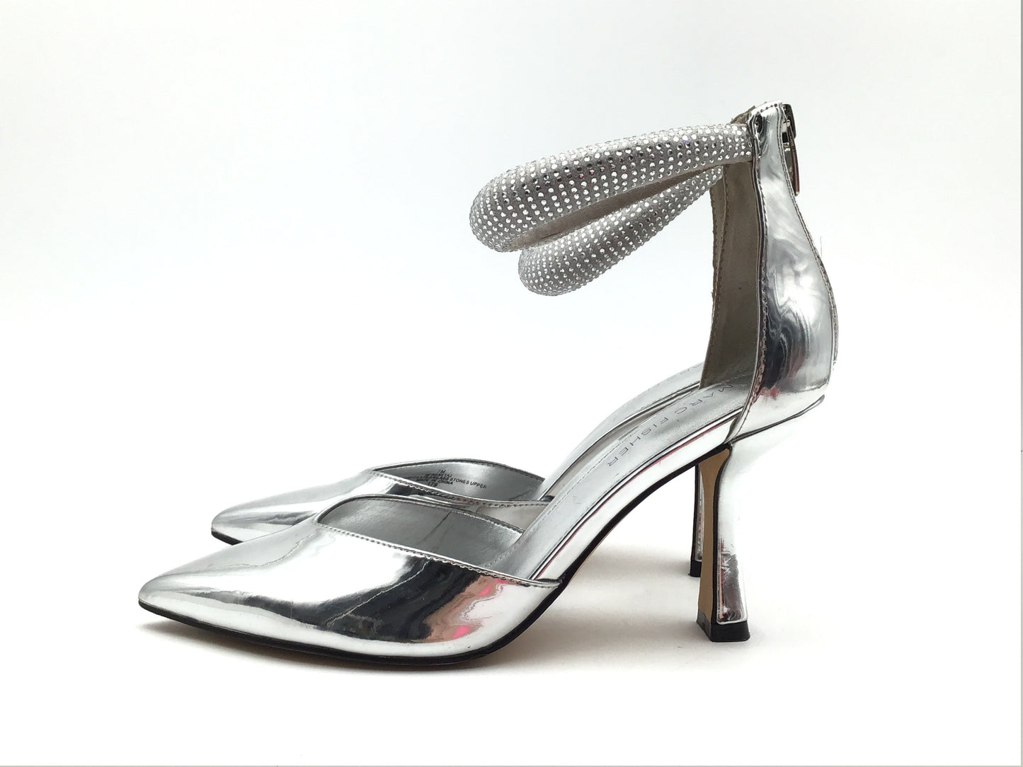 Shoes Heels Stiletto By Marc Fisher In Silver, Size: 7