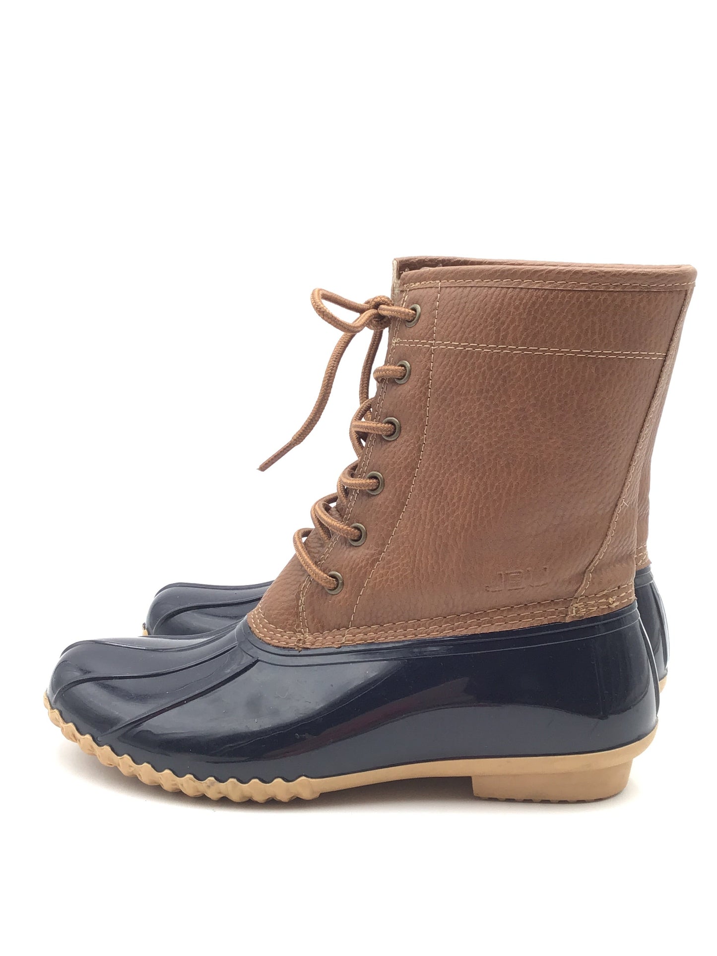 Boots Rain By Jambu In Black & Tan, Size: 9