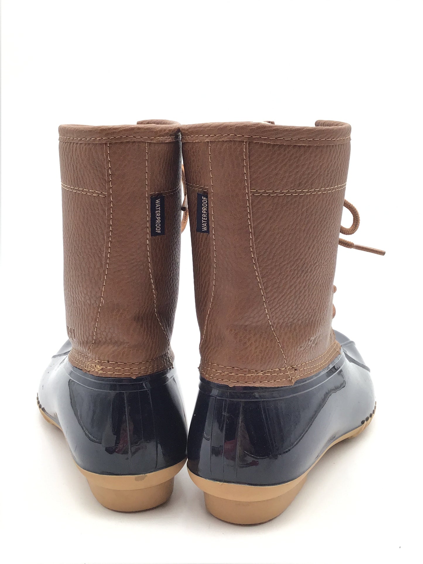 Boots Rain By Jambu In Black & Tan, Size: 9