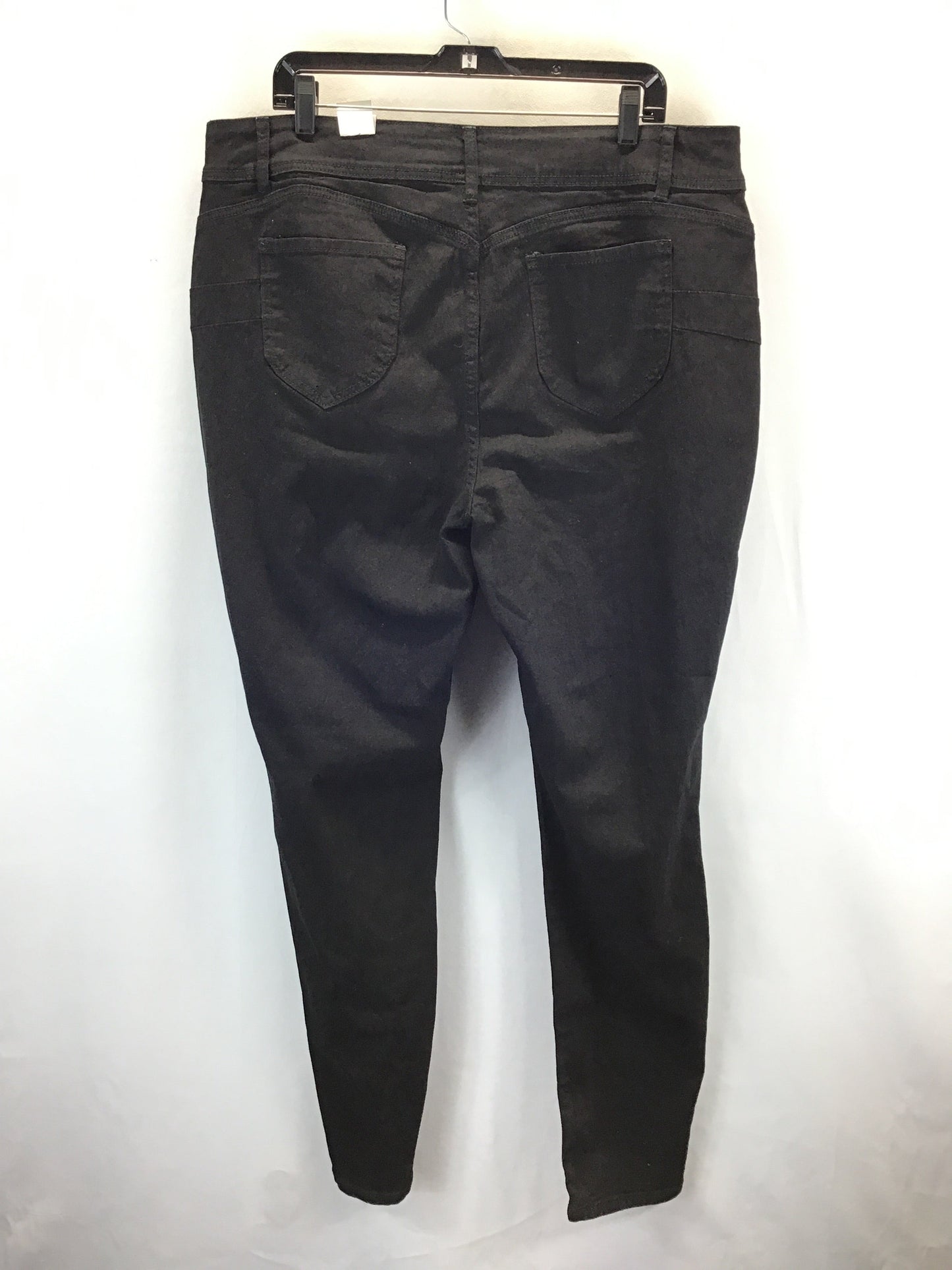 Jeans Skinny By Ashley Stewart In Black Denim, Size: 20