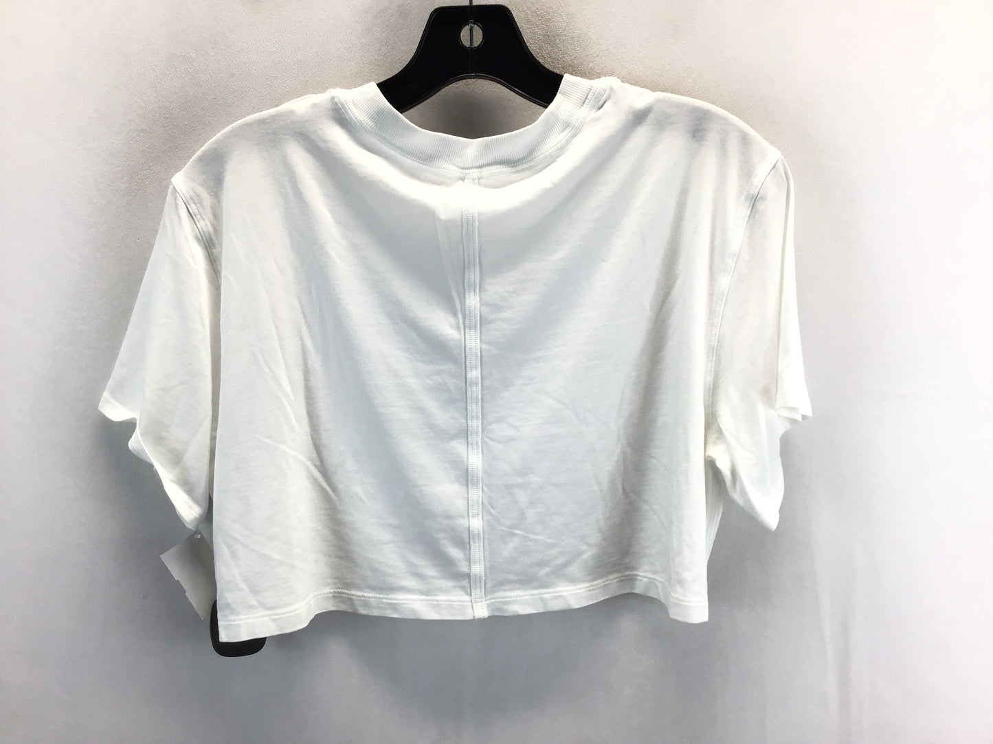 Athletic Top Short Sleeve By Lululemon In White, Size: S