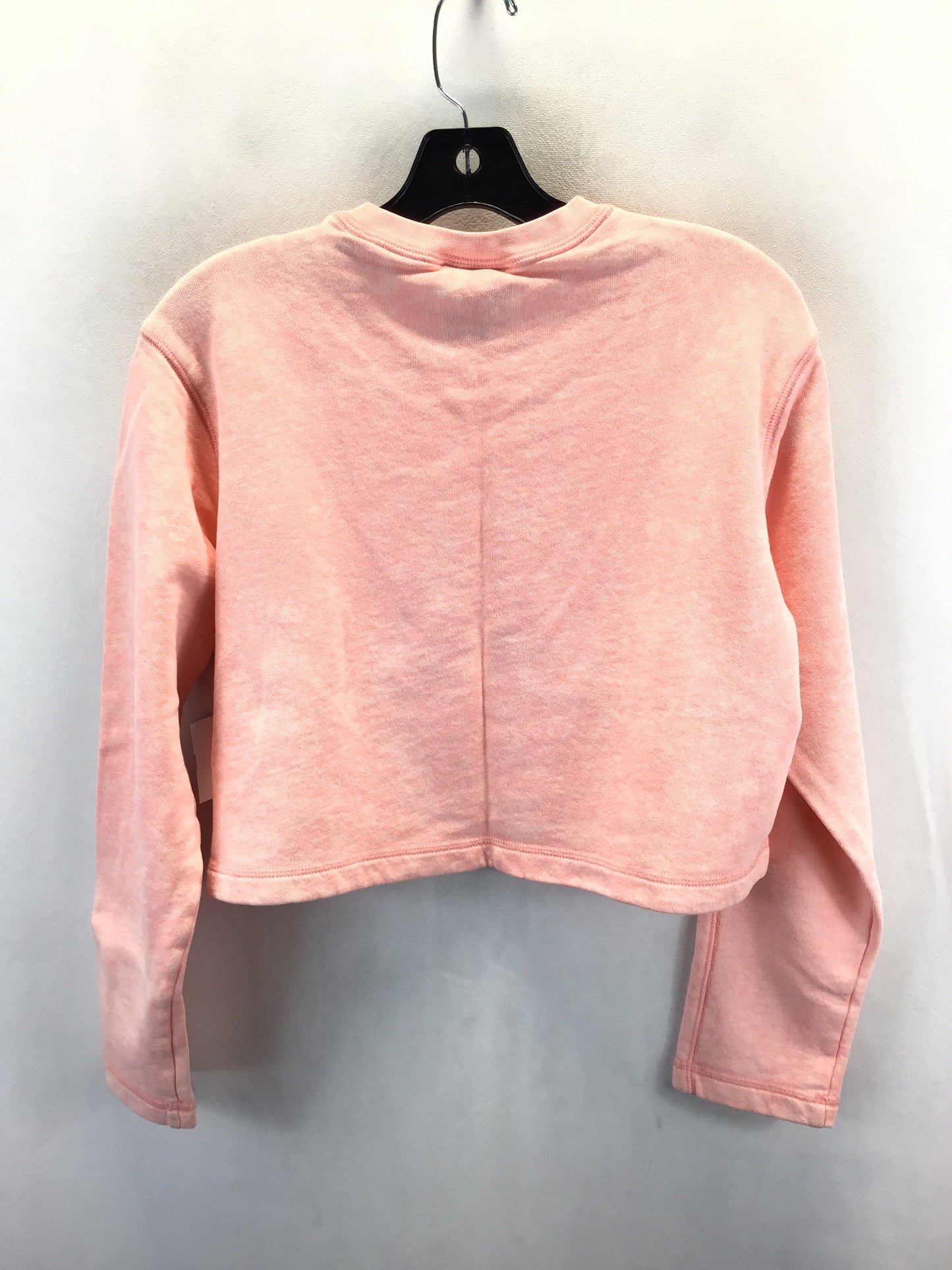 Athletic Sweatshirt Collar By Nike Apparel In Peach, Size: M