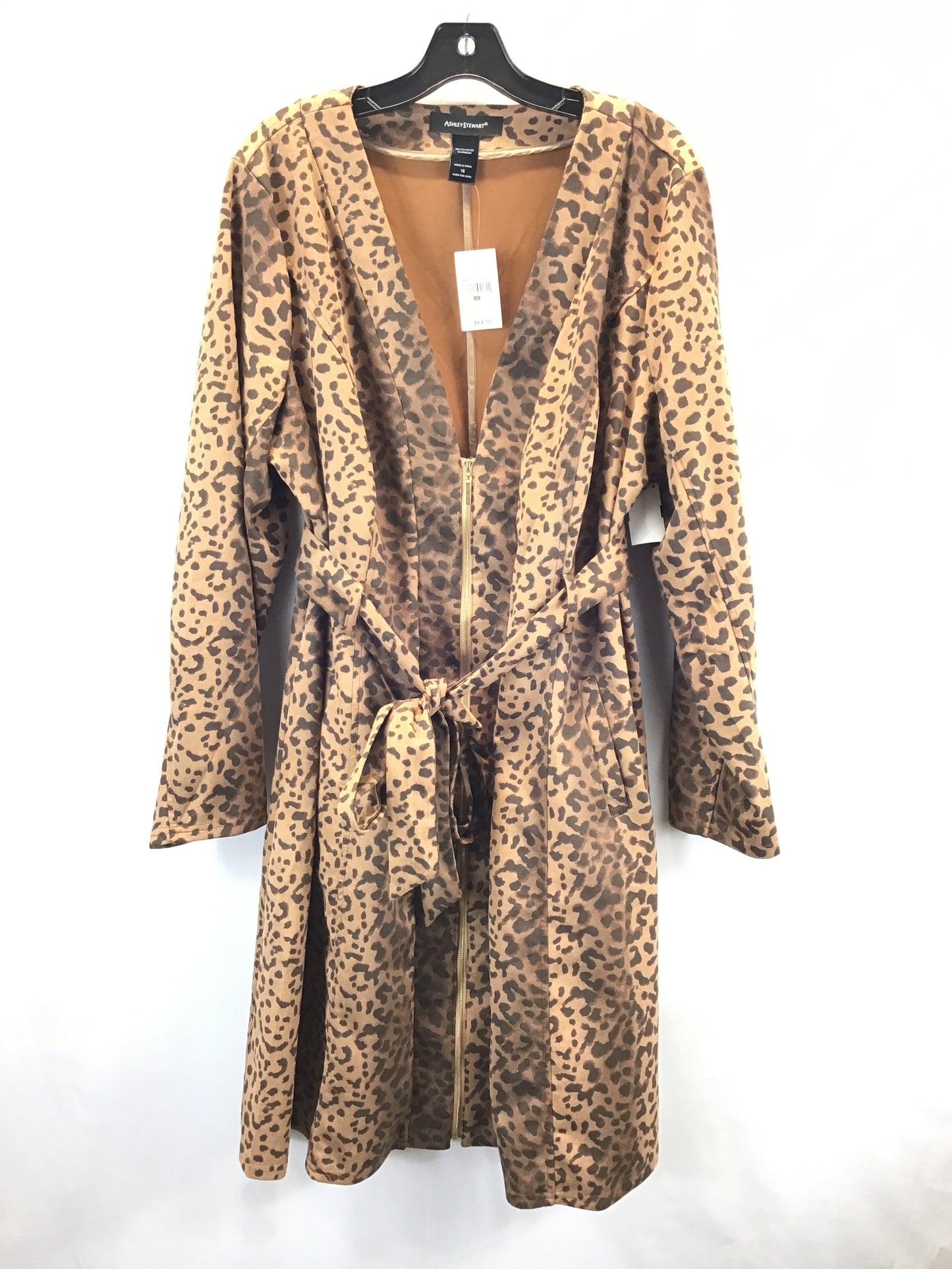 Coat Other By Ashley Stewart In Animal Print, Size: 16