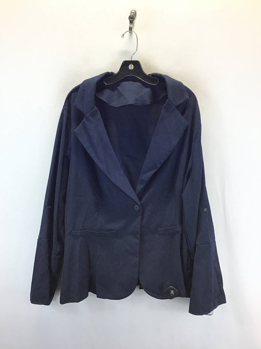 Blazer By Shein In Navy, Size: 4x