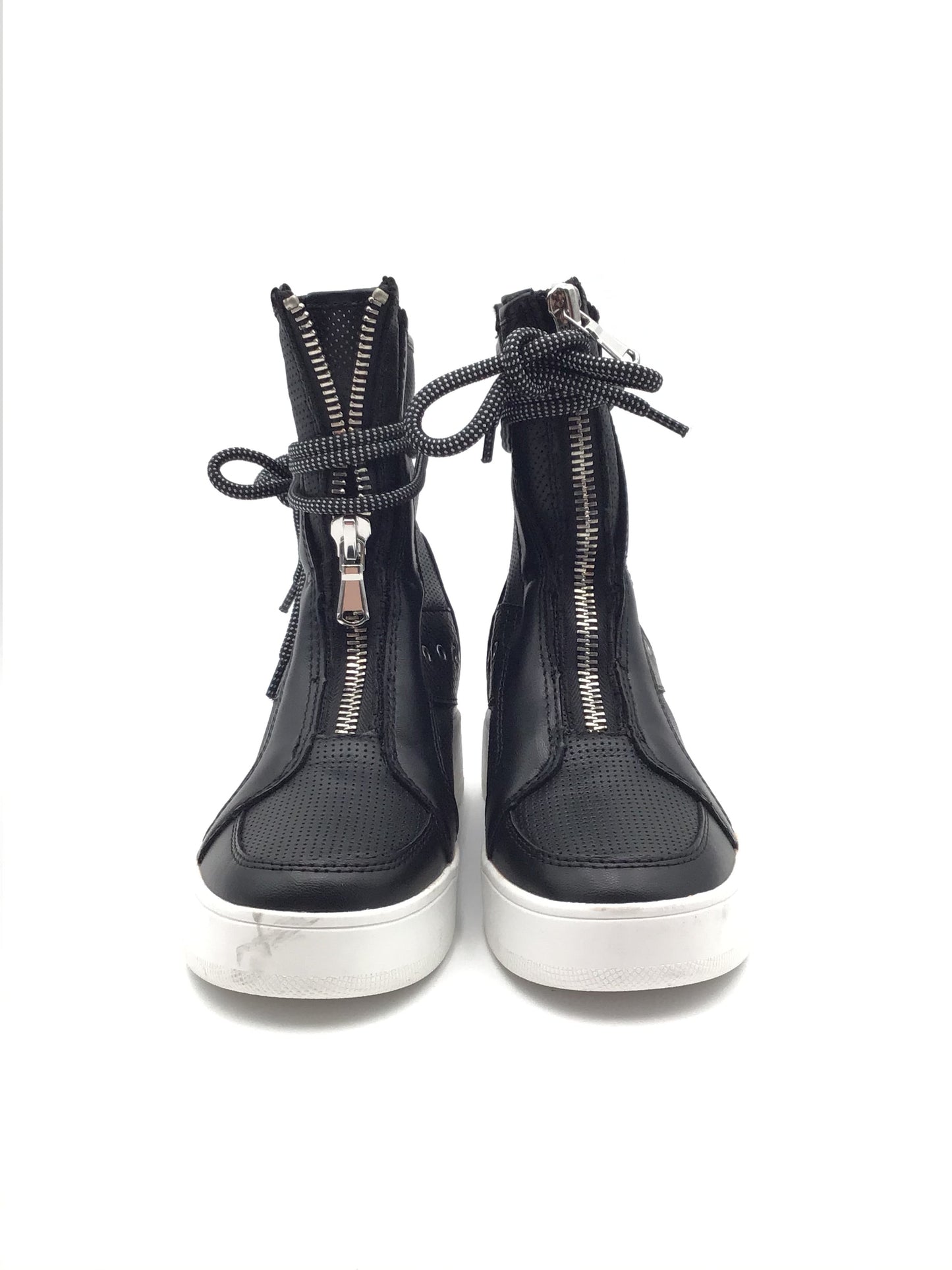 Boots Combat By Steve Madden In Black & White, Size: 8.5