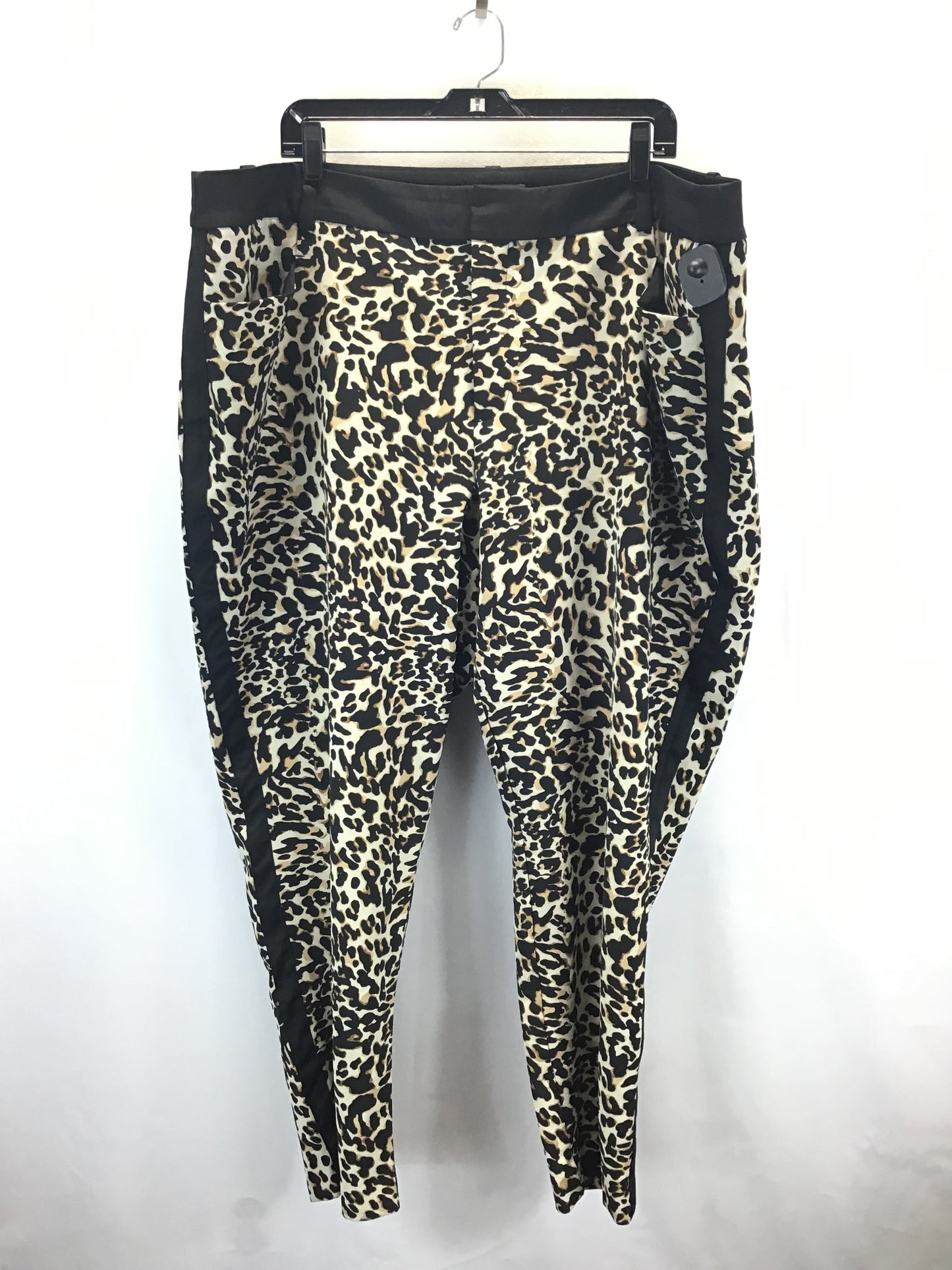 Pants Suit 2pc By Eloquii In Leopard Print, Size: 22