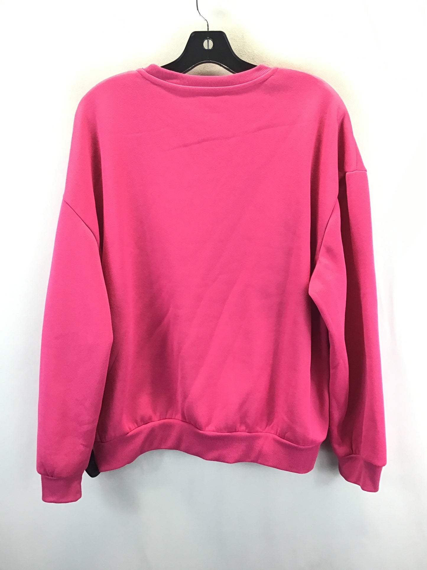 Sweatshirt Collar By Shein In Pink, Size: Xl