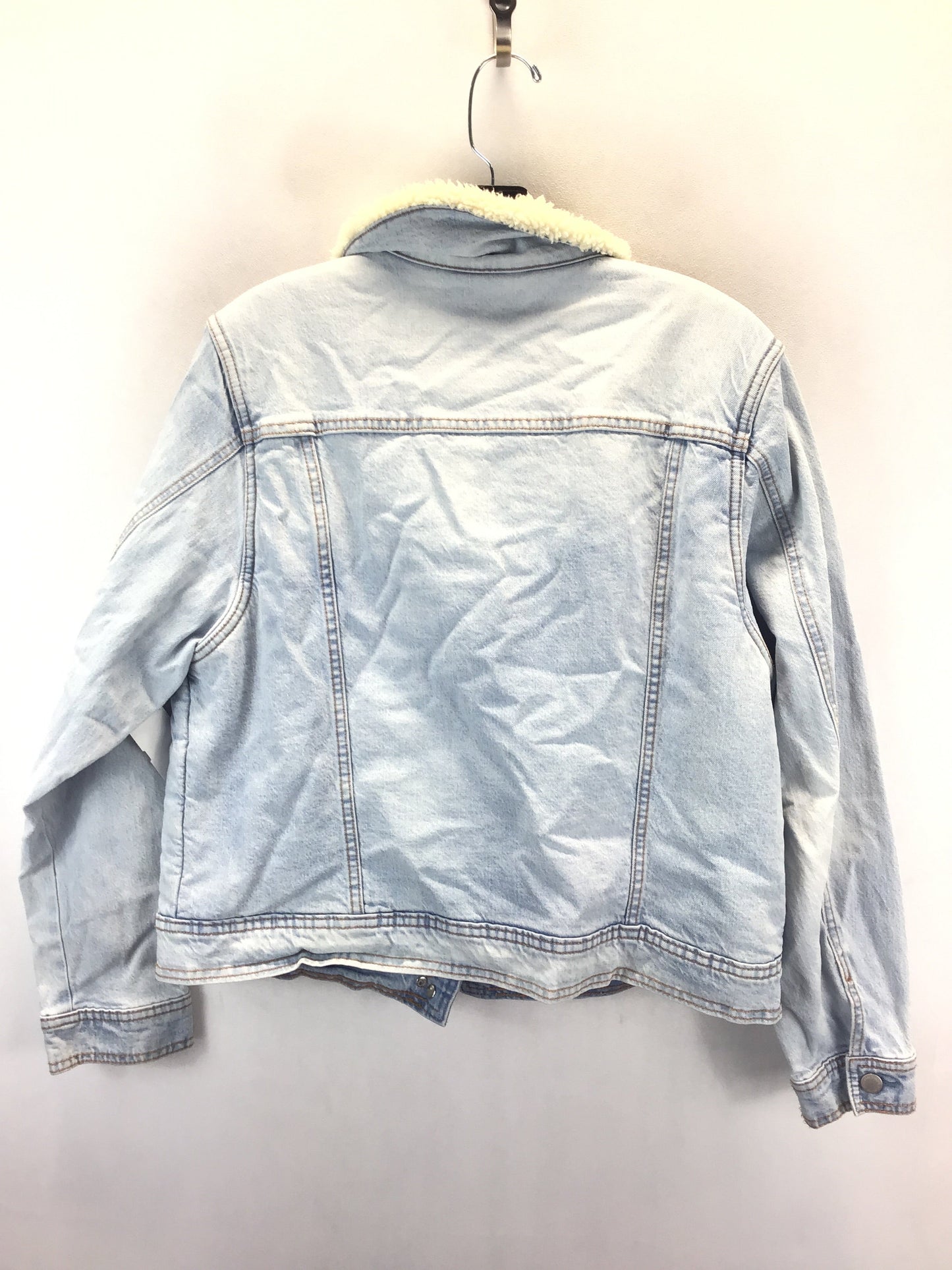 Jacket Denim By Universal Thread In Blue Denim, Size: L