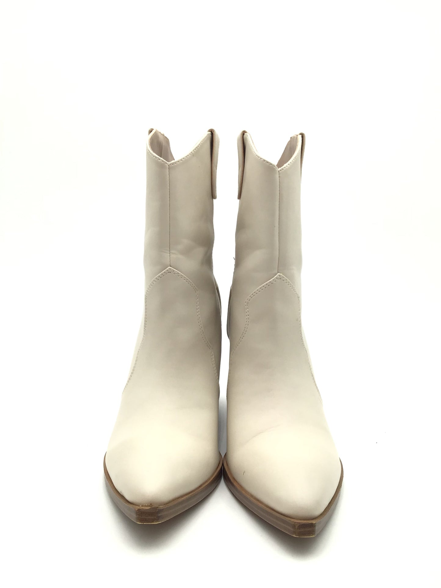 Boots Western By Steve Madden In Cream, Size: 11