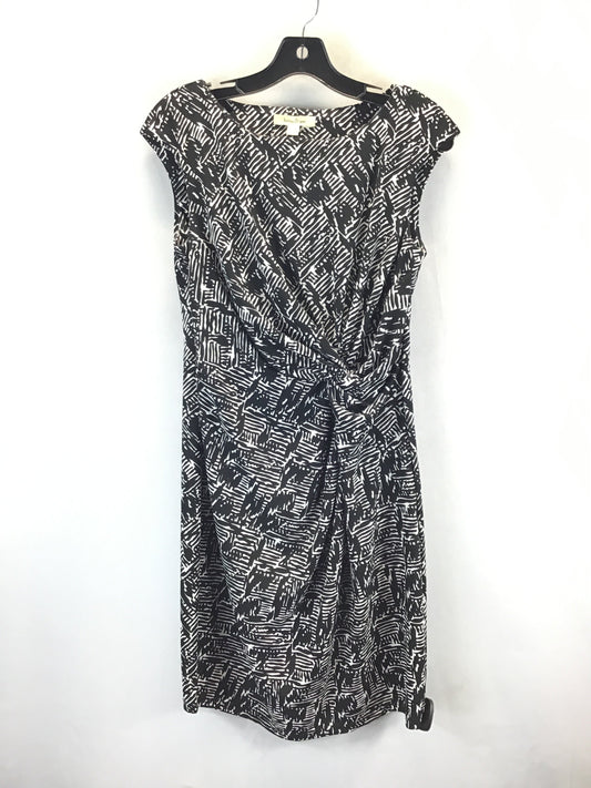 Dress Work By Clothes Mentor In Black & White, Size: L