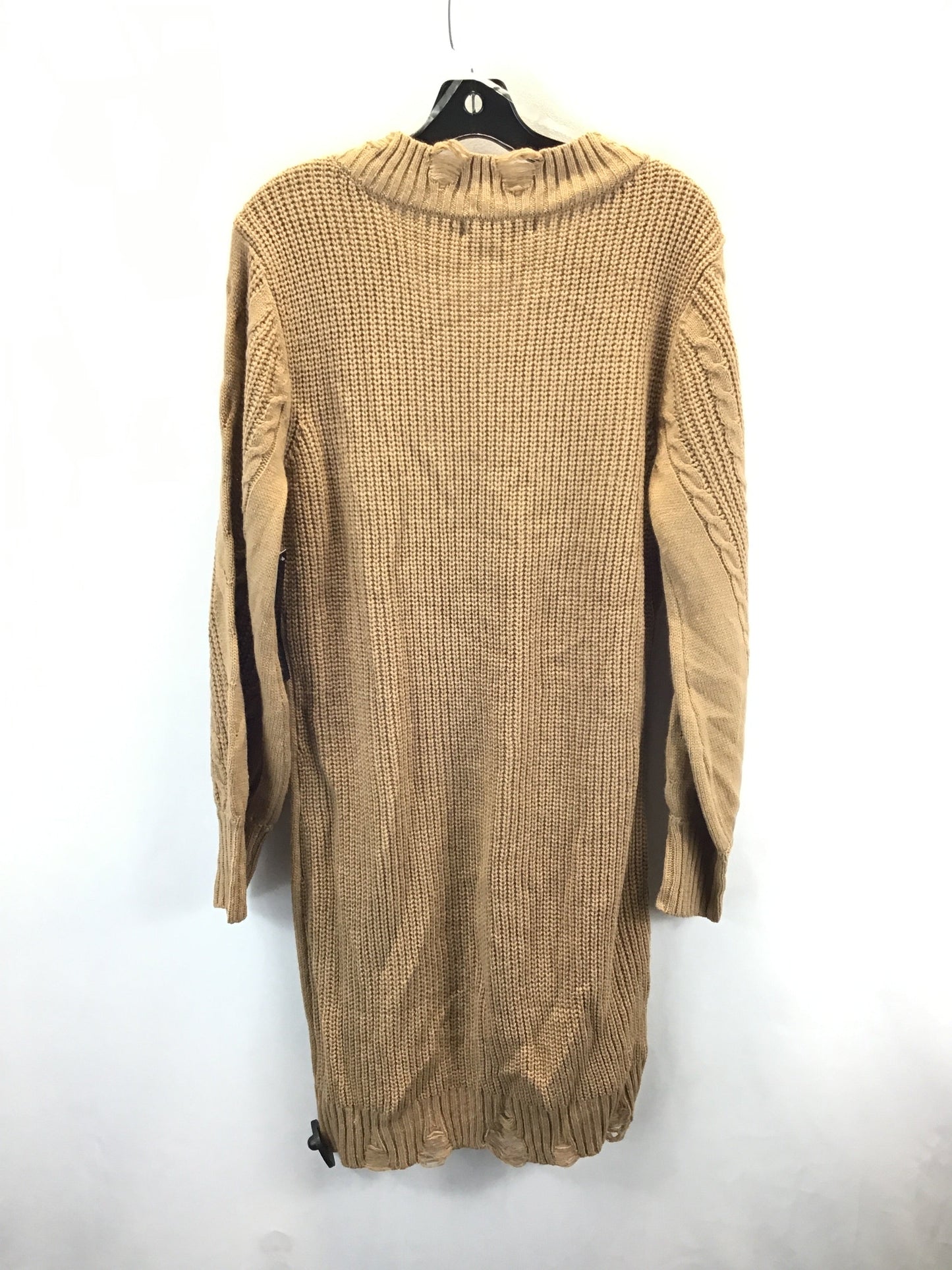 Dress Sweater By Almost Famous In Tan, Size: Xl