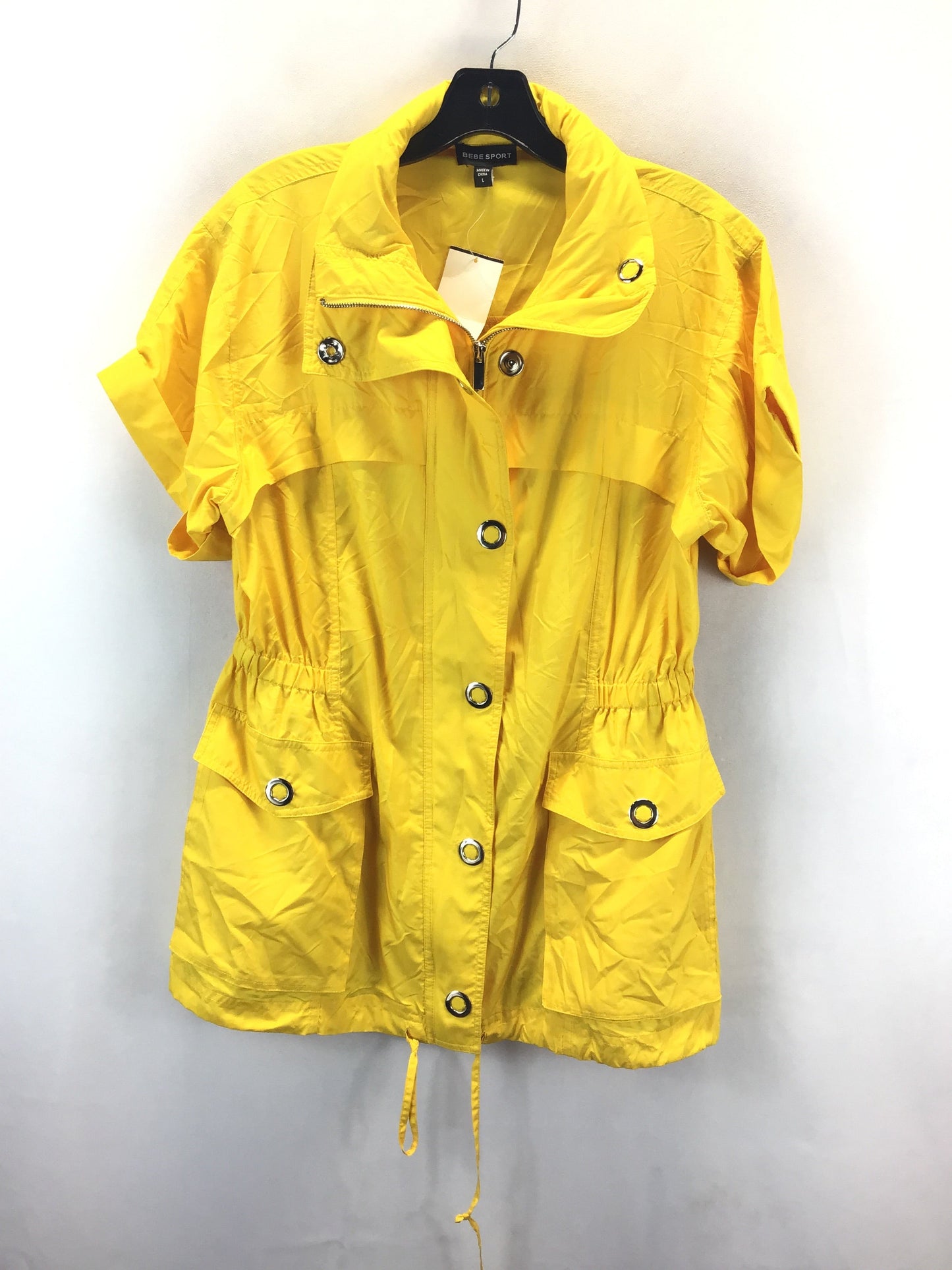 Jacket Other By Bebe Sport In Yellow, Size: L