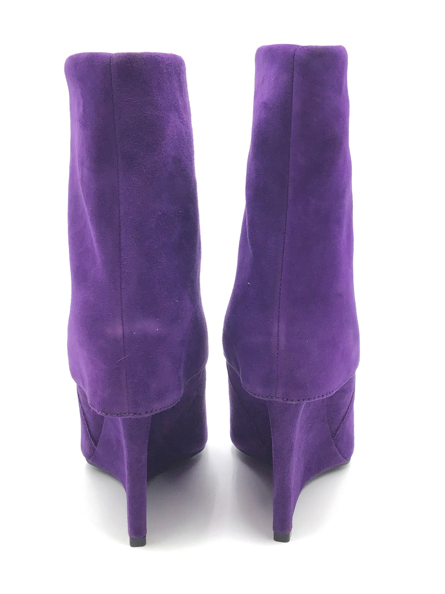 Boots Ankle Heels By Enzo Angiolini In Purple, Size: 9