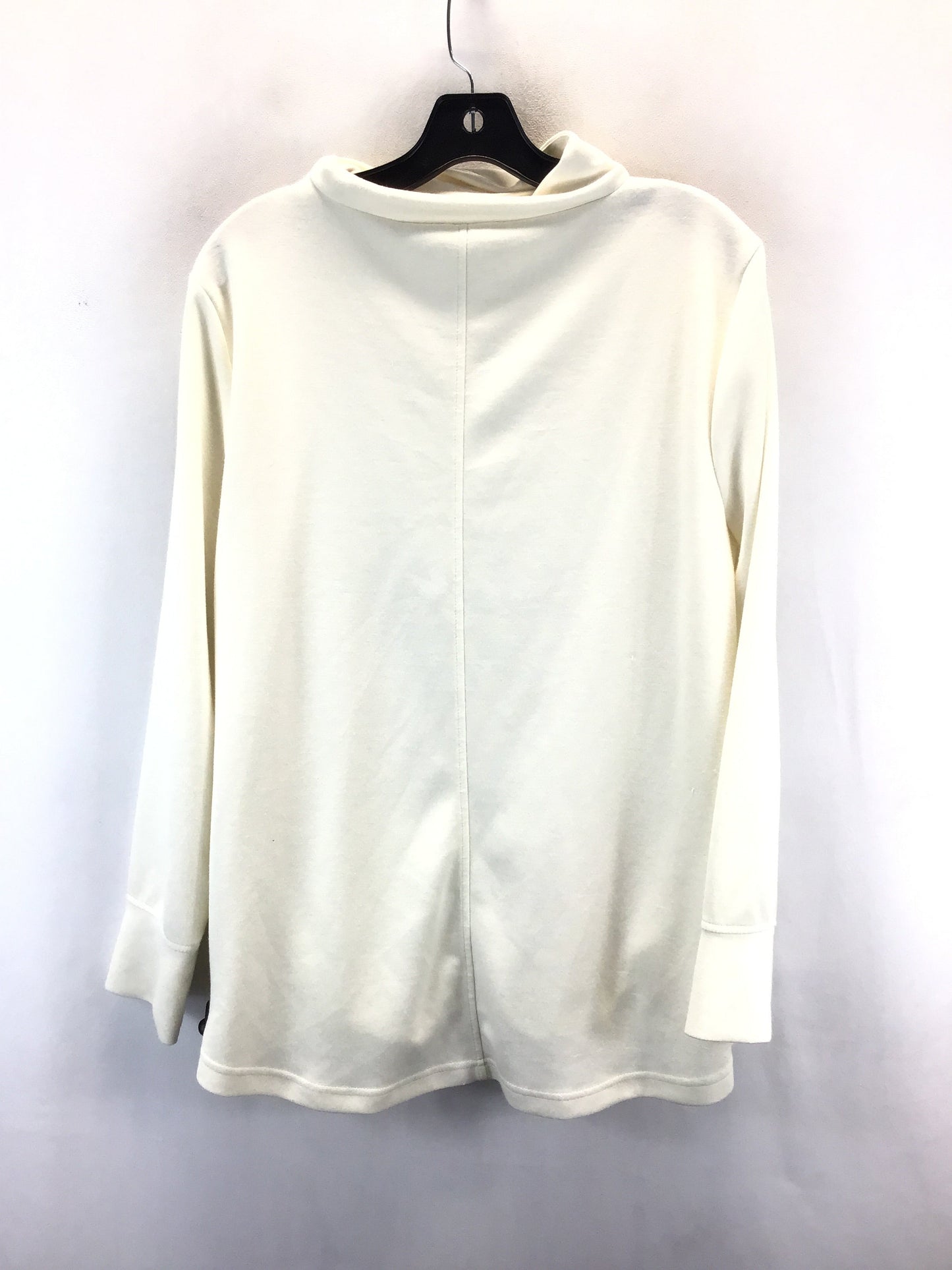 Top Long Sleeve Basic By Cable And Gauge In Cream, Size: L