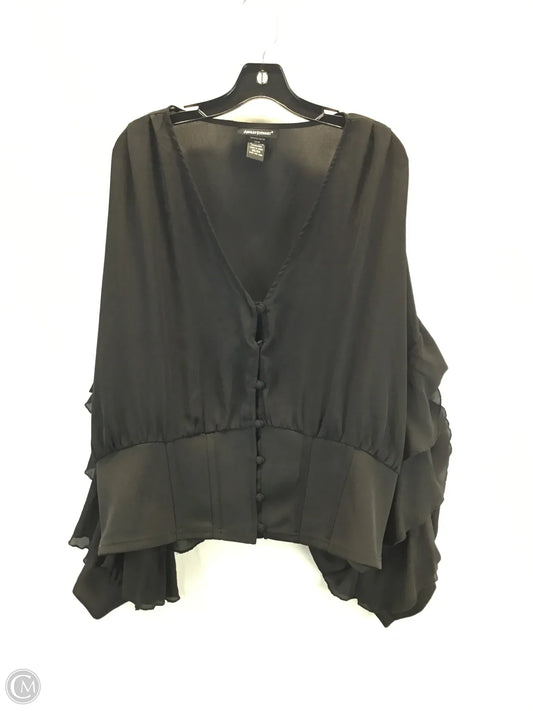 Top Long Sleeve Basic By Ashley Stewart In Black, Size: 2x