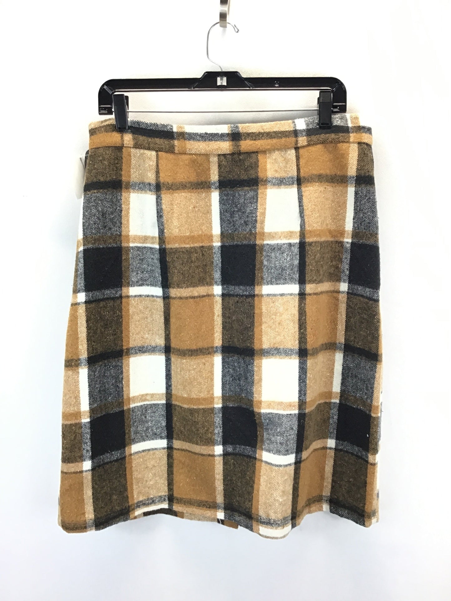 Skirt Midi By Clothes Mentor In Plaid Pattern, Size: Xl