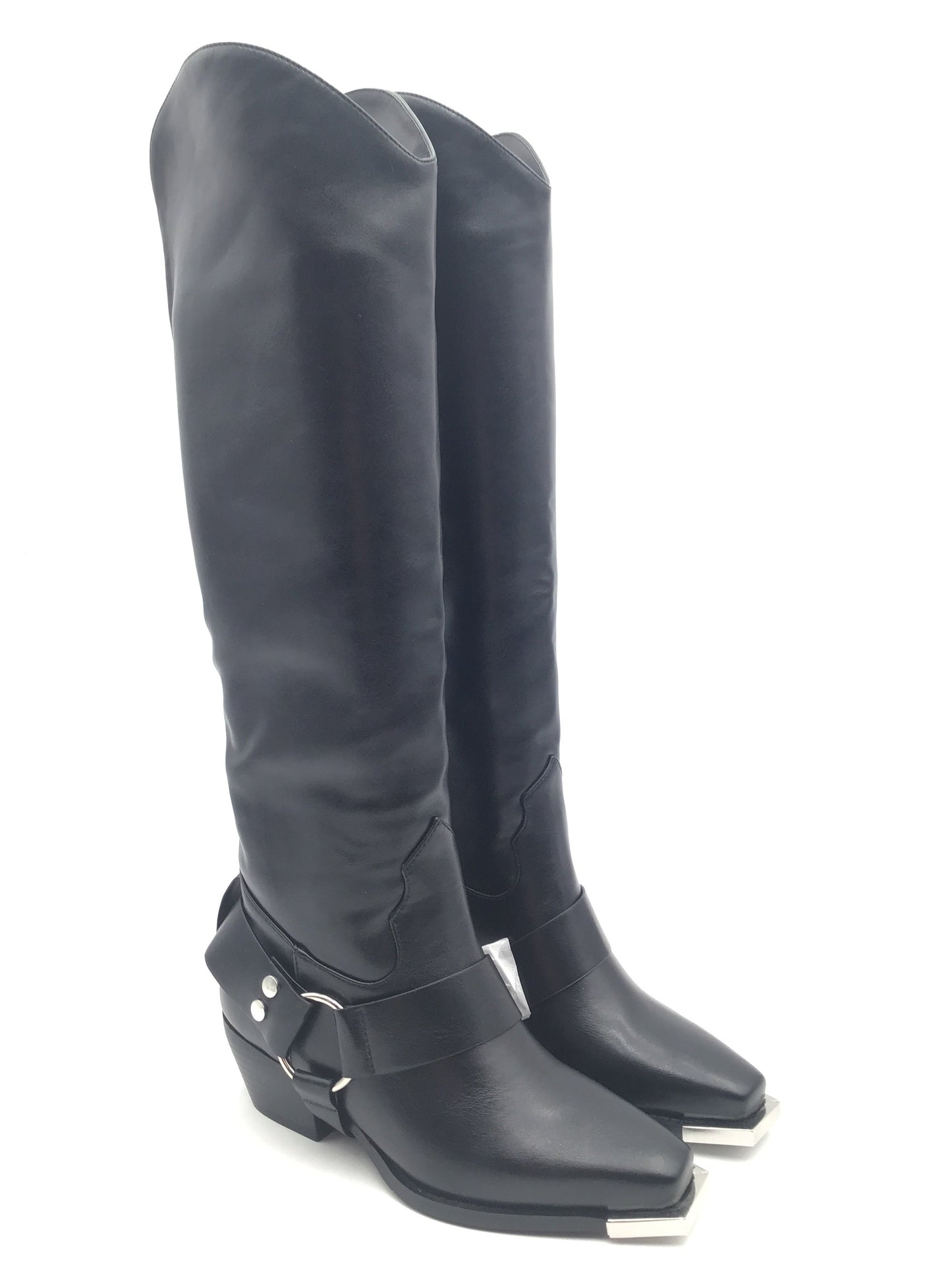 Boots Western By Clothes Mentor In Black, Size: 6