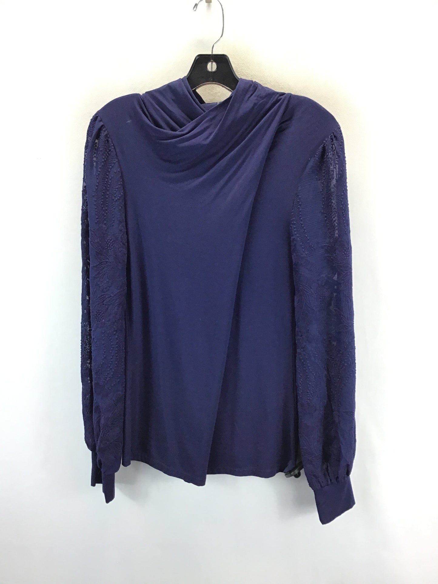 Top Long Sleeve By Elie Tahari In Navy, Size: M