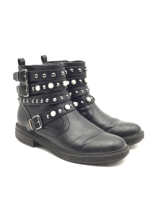 Boots Combat By Guess In Black, Size: 8.5