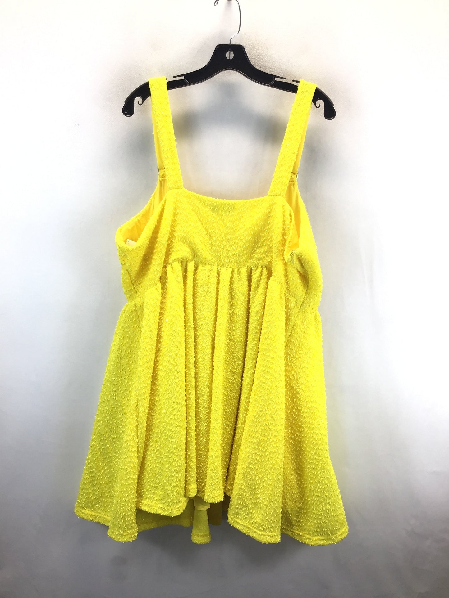 Dress Casual Midi By Shein In Yellow, Size: 3x